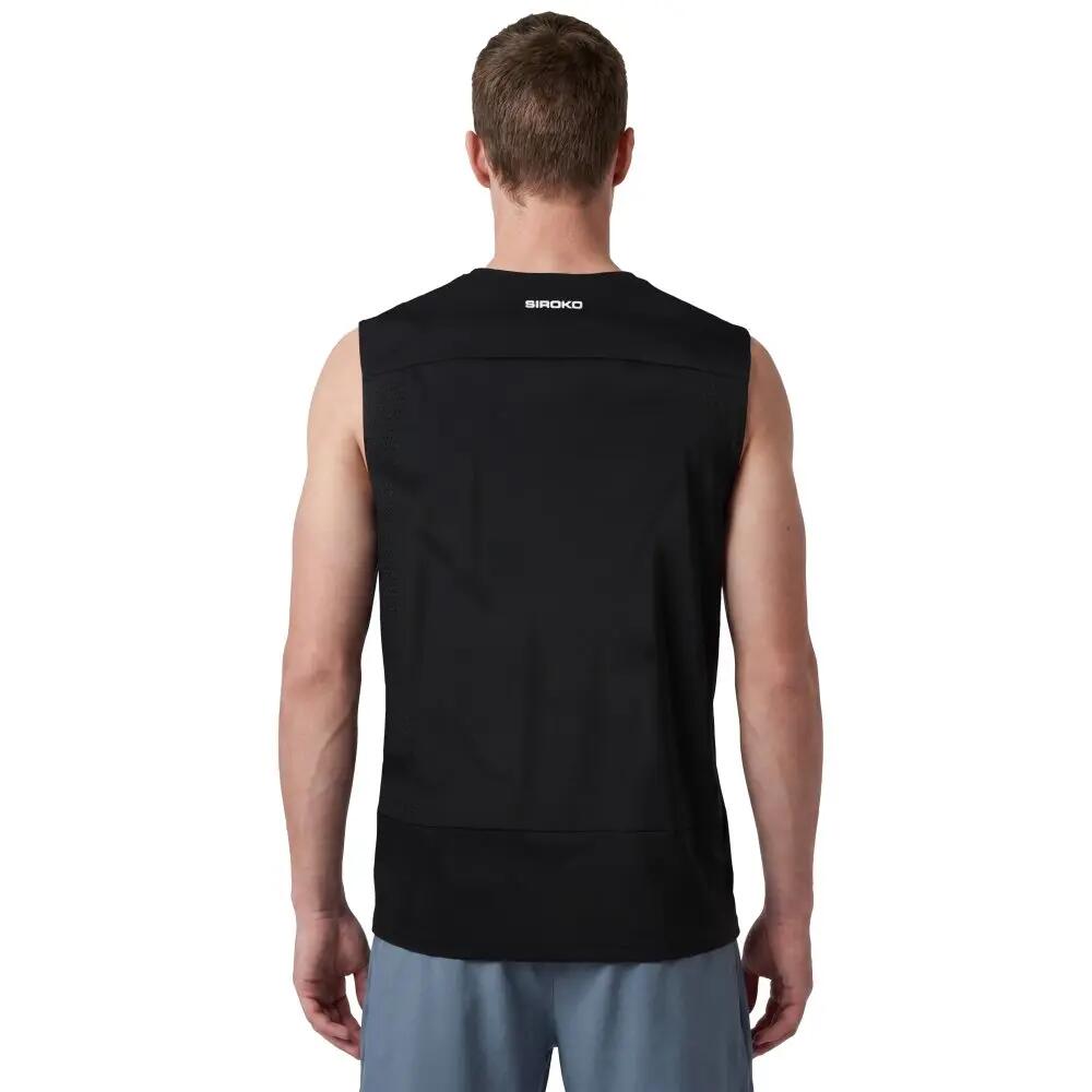 Férfi futó trikó - Apex Black Noir 2/8