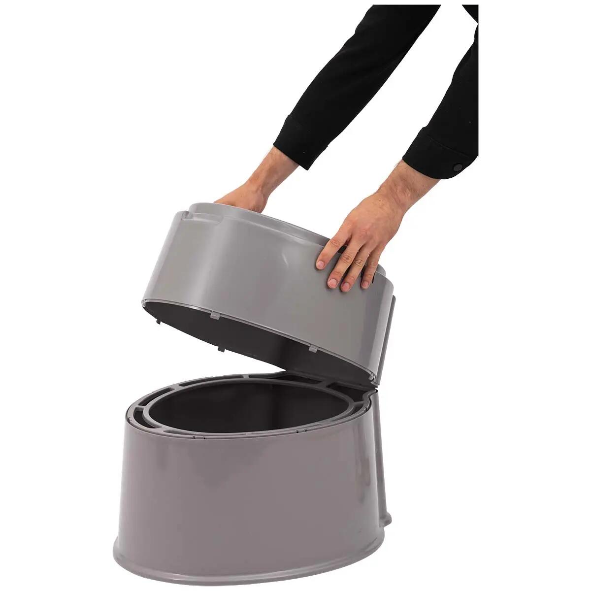 Draagbaar toilet deelbaar 7 Liter Compact 9/15