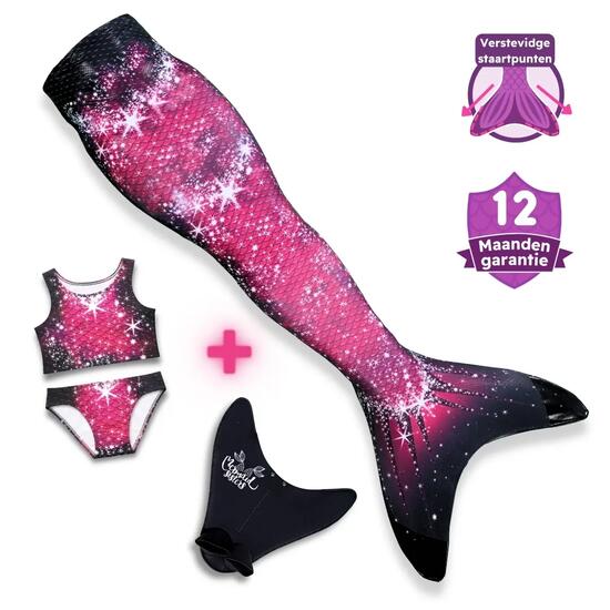 Ensemble queue de sirène Pink Passion Monovin et maillot de bain bikini