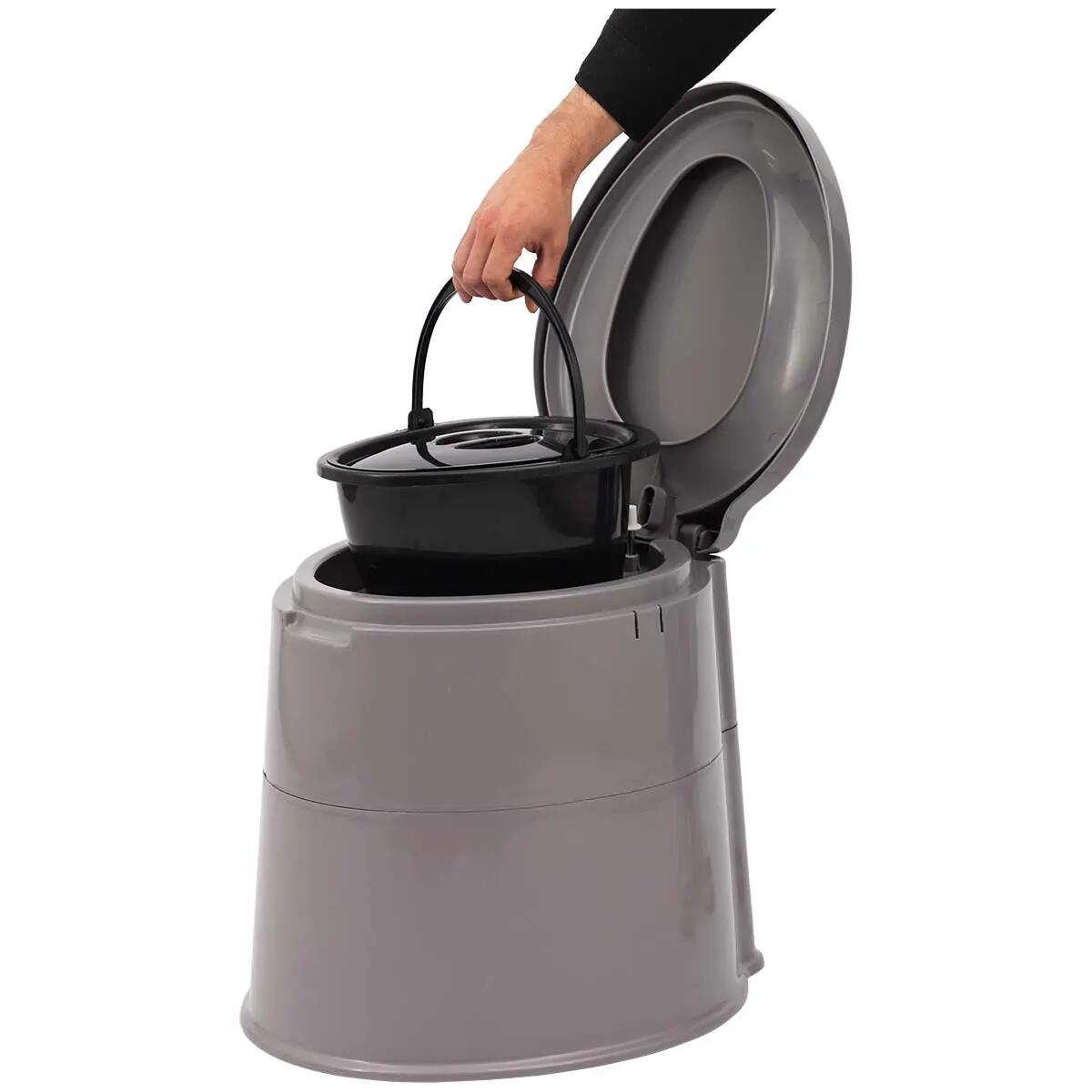 Draagbaar toilet deelbaar 7 Liter Compact 12/15