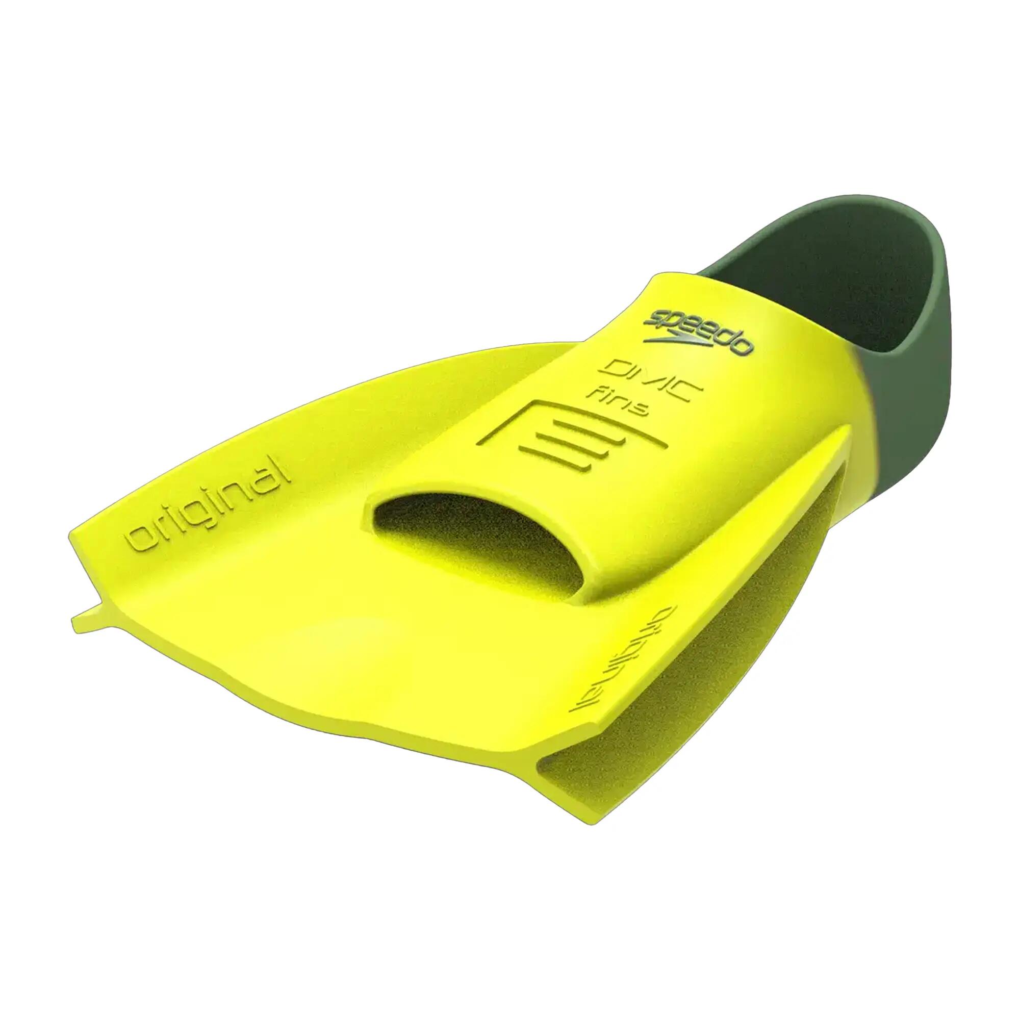 Paar Speedo DMC Originele Fijne Vinnen Geel 3/6