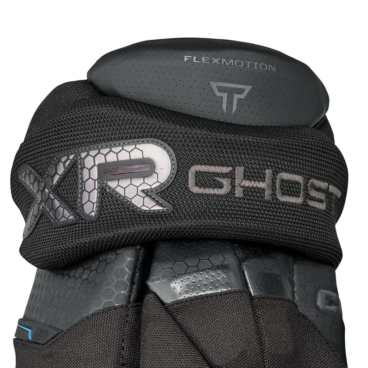 CCM Tacks XR Ghost Senior gants de hockey noirs/gris pour adultes 2/9