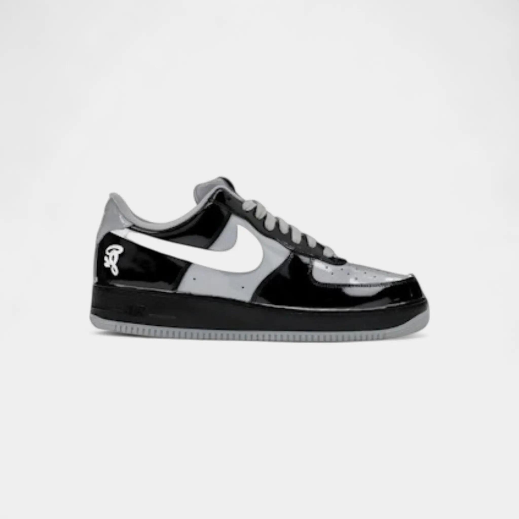 Nike Air Force 1 Low Syna Central Cee Black White Smoke Grey 1/5