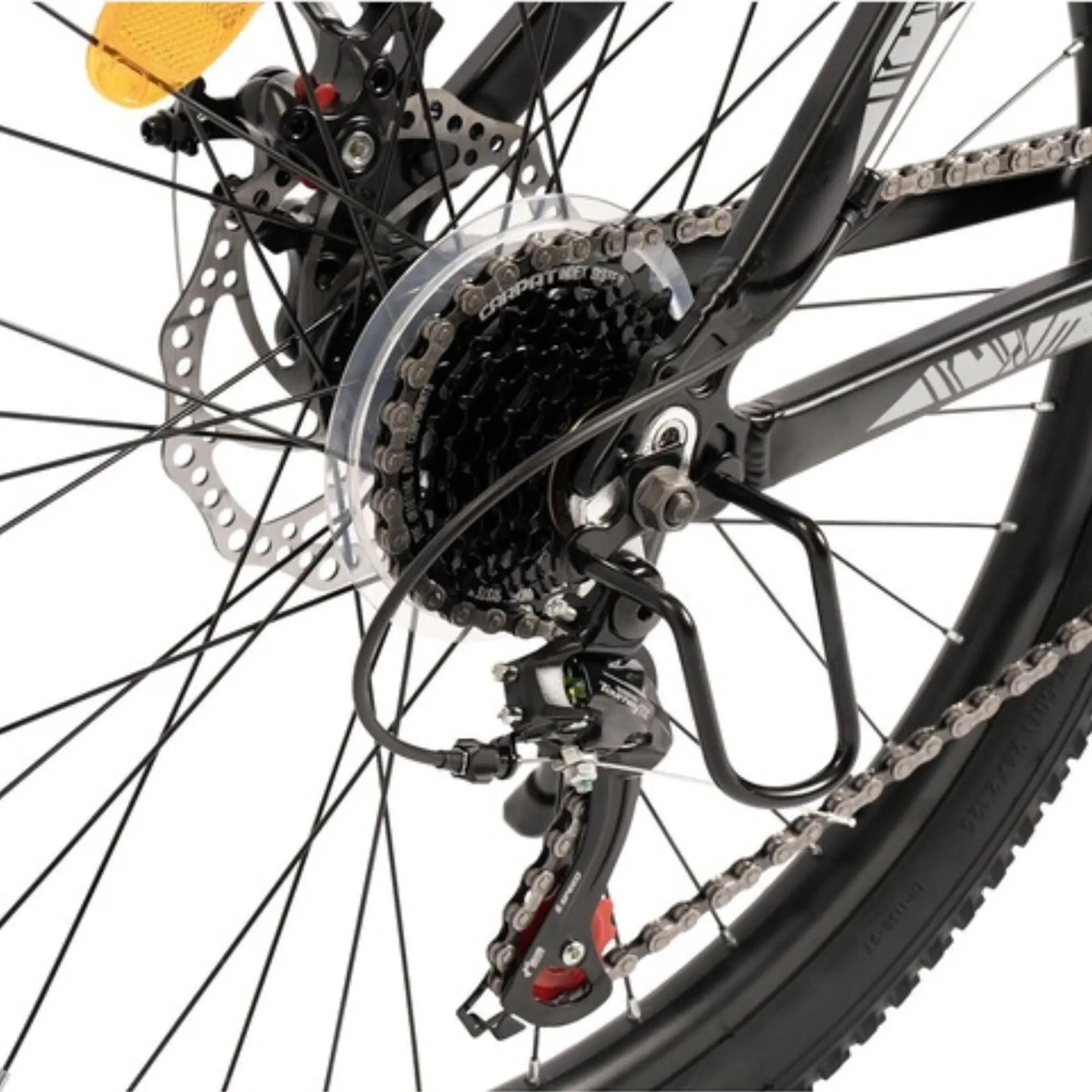 Bicicletă MTB semi-rigidă Spartan 21v Negru/Gri 5/6