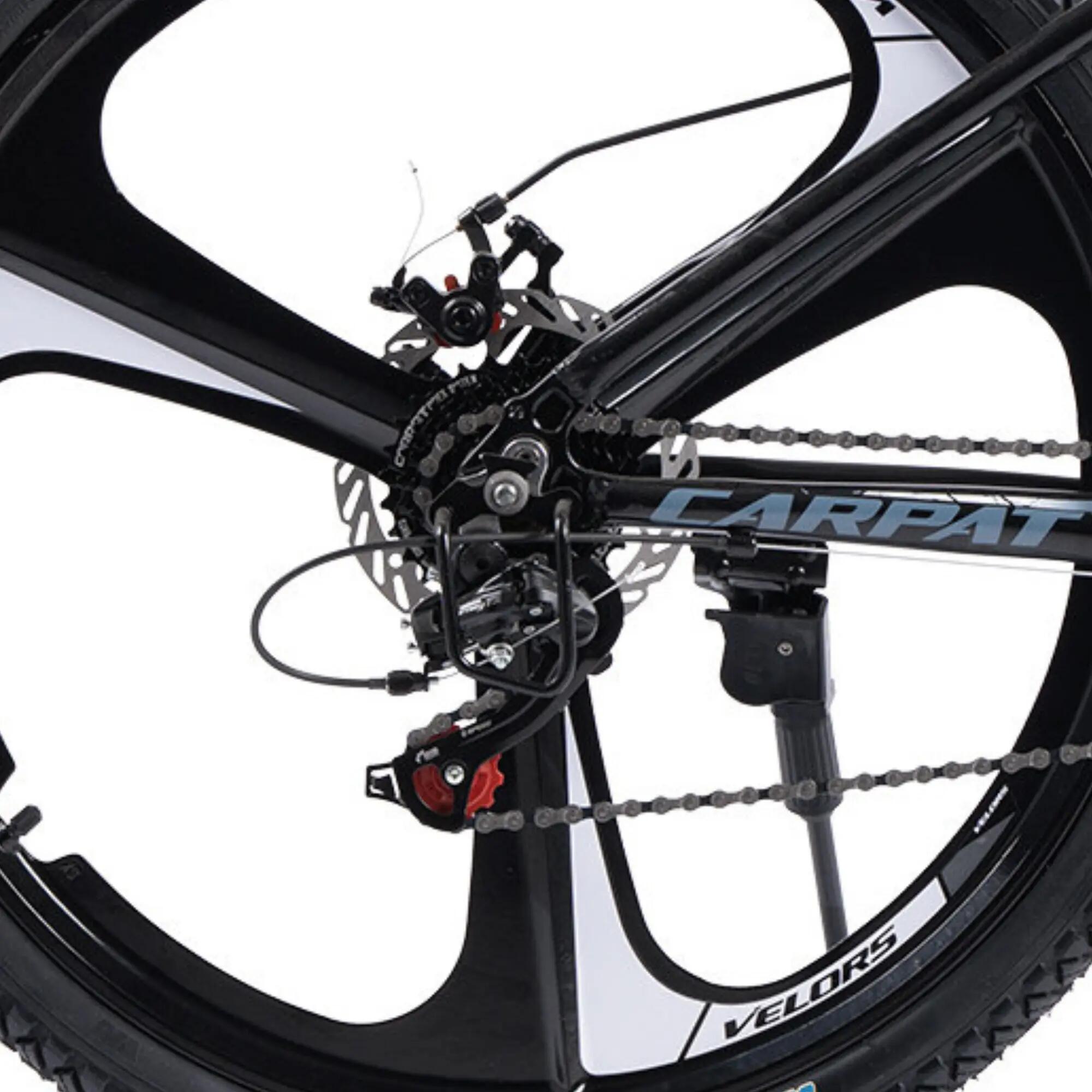 Bicicletă MTB semi-rigidă Evolution 21v Negru/Alb 5/7