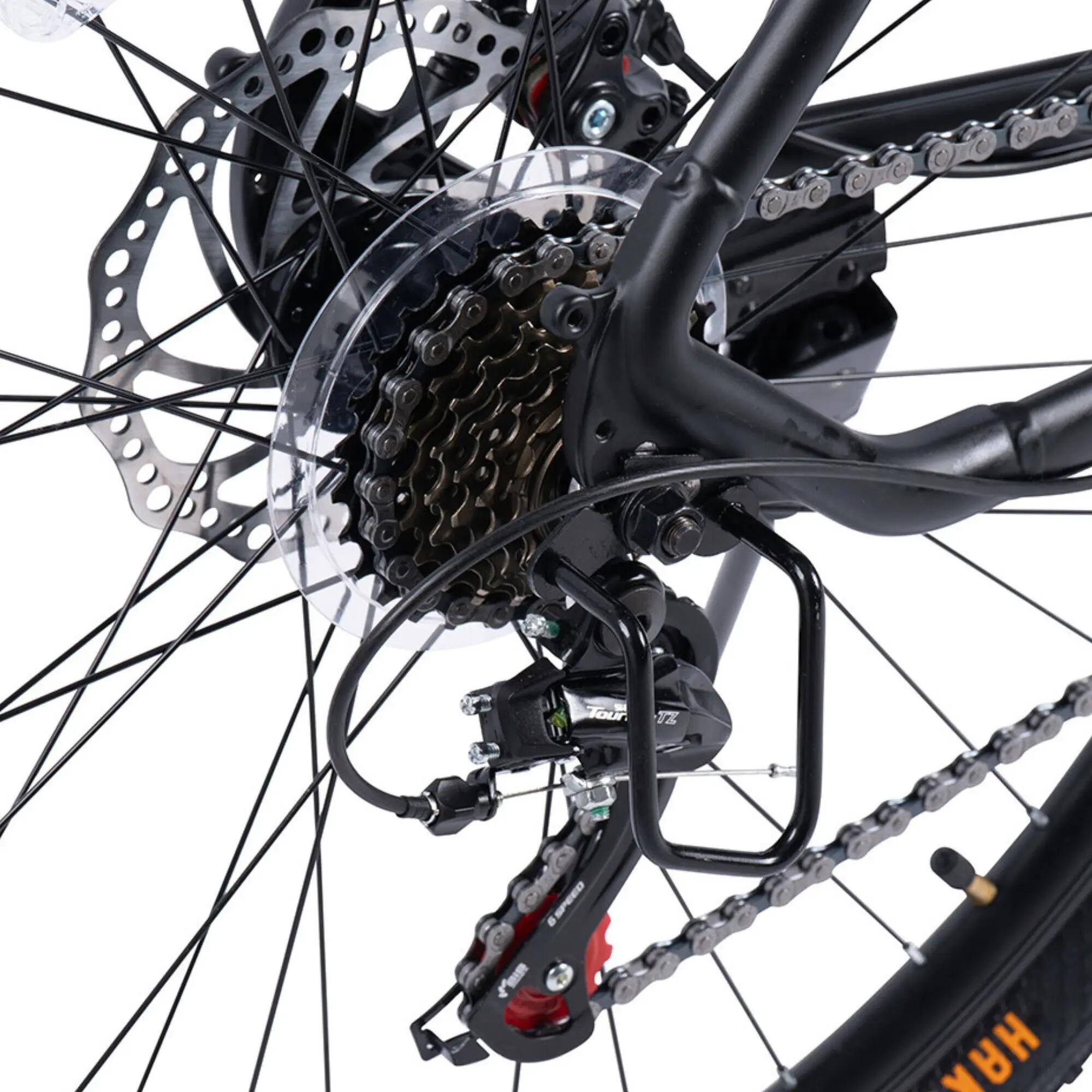 Bicicletă MTB semi-rigidă Invictus 21v Negru/Albastru 5/7