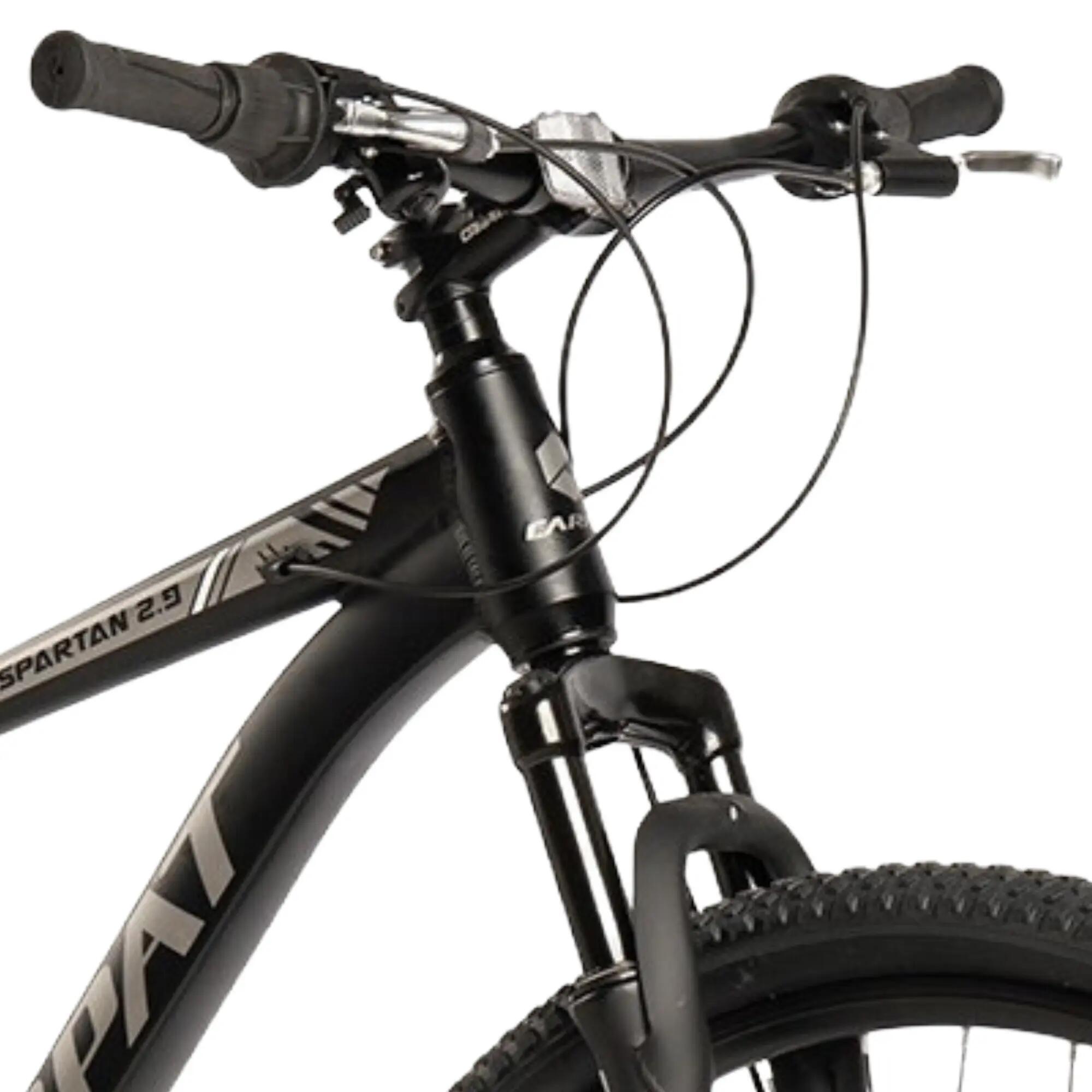 Bicicletă MTB semi-rigidă Spartan 21v Negru/Gri 4/6