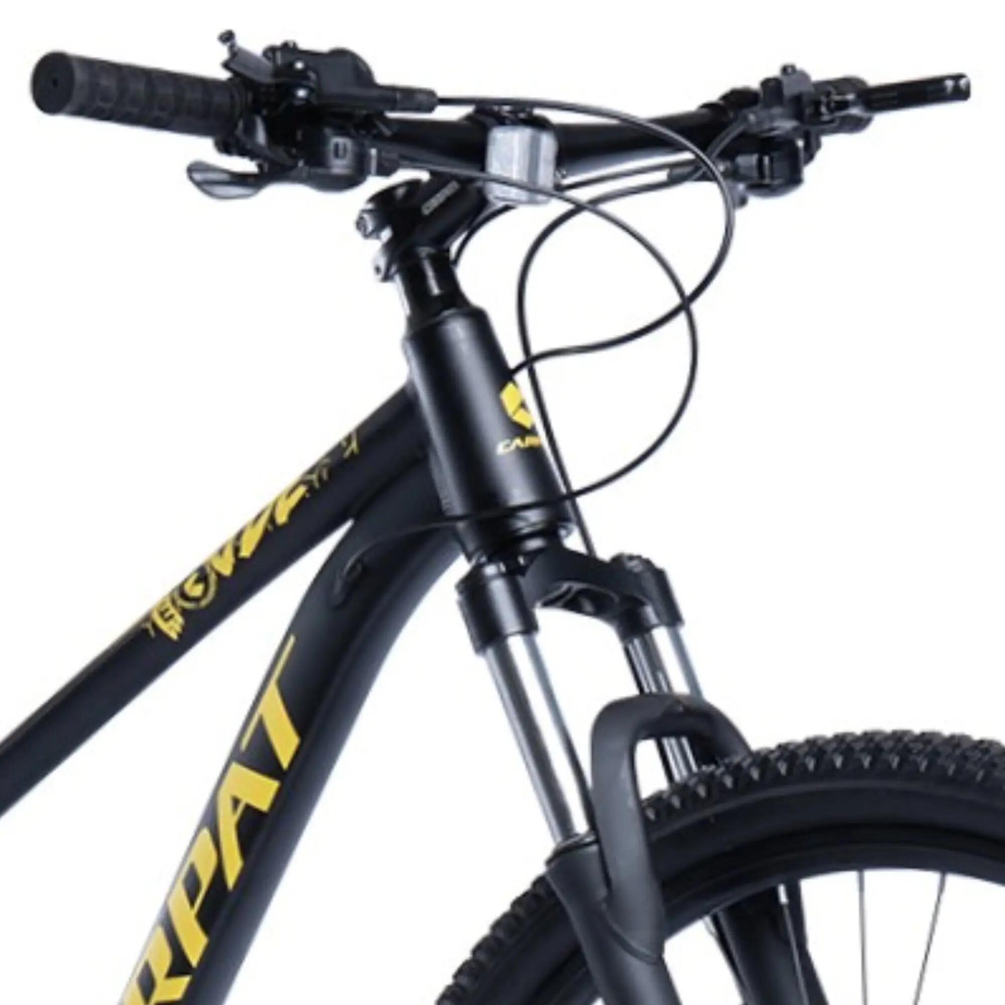 Bicicletă MTB semi-rigidă Life 21v Negru/Galben 4/6