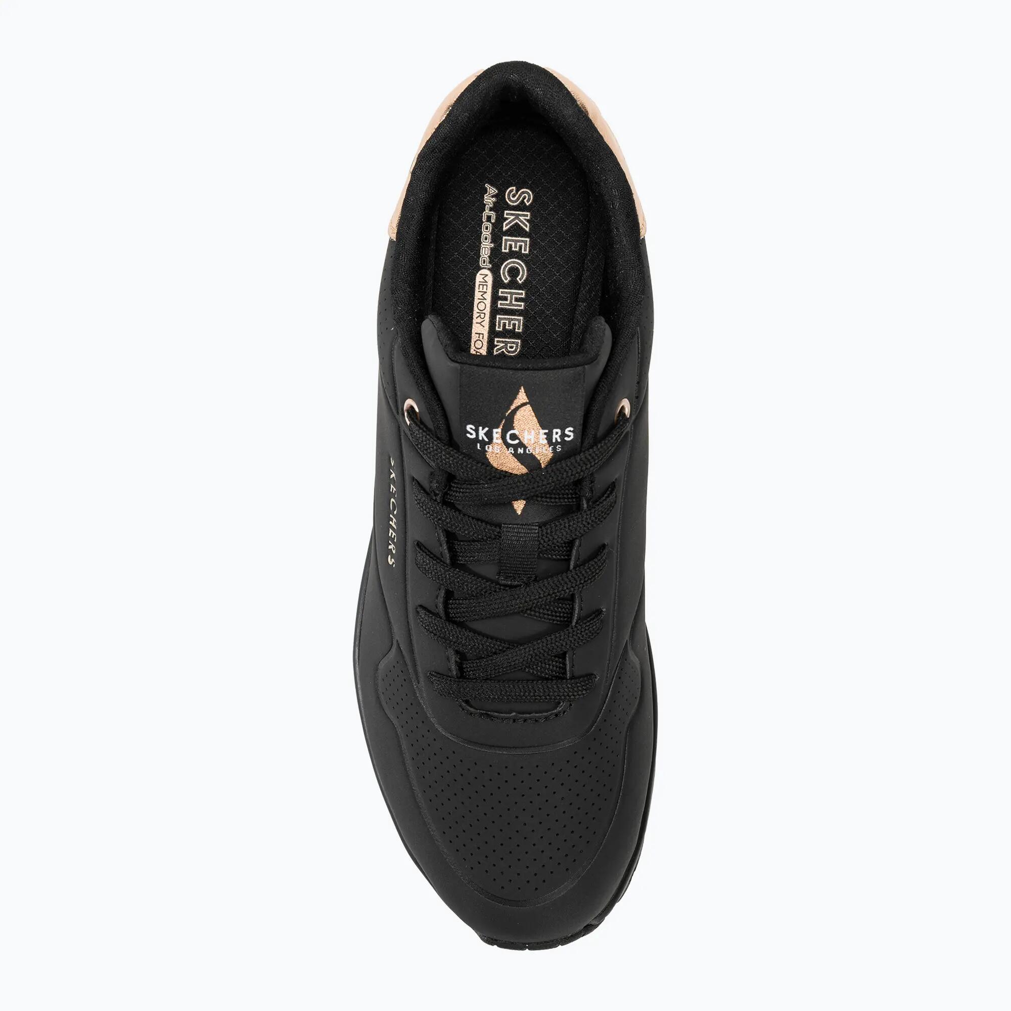 Zapatillas Skechers Mujer Uno - Golden Air Negras 5/7