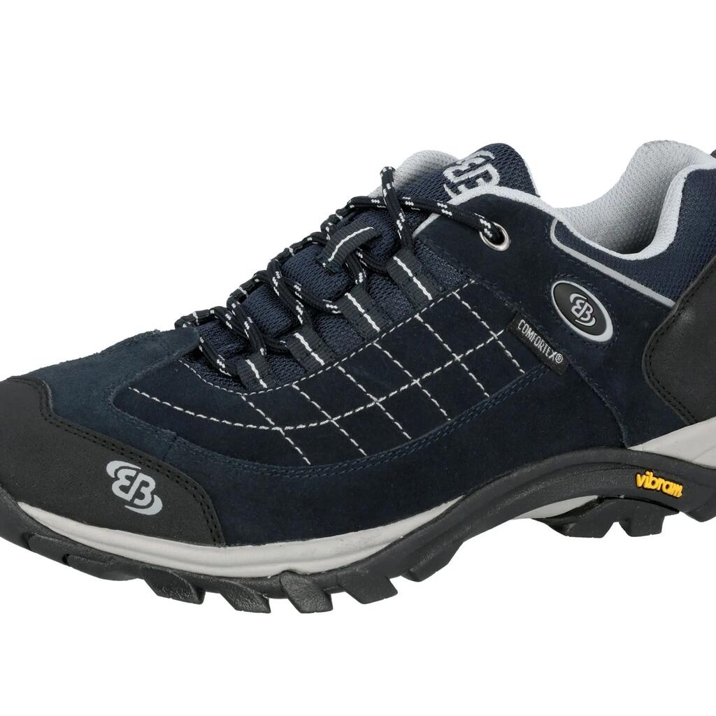 Brütting Mount Crillon Low Waterproof Suede Trekking Shoe blue, AMV sole