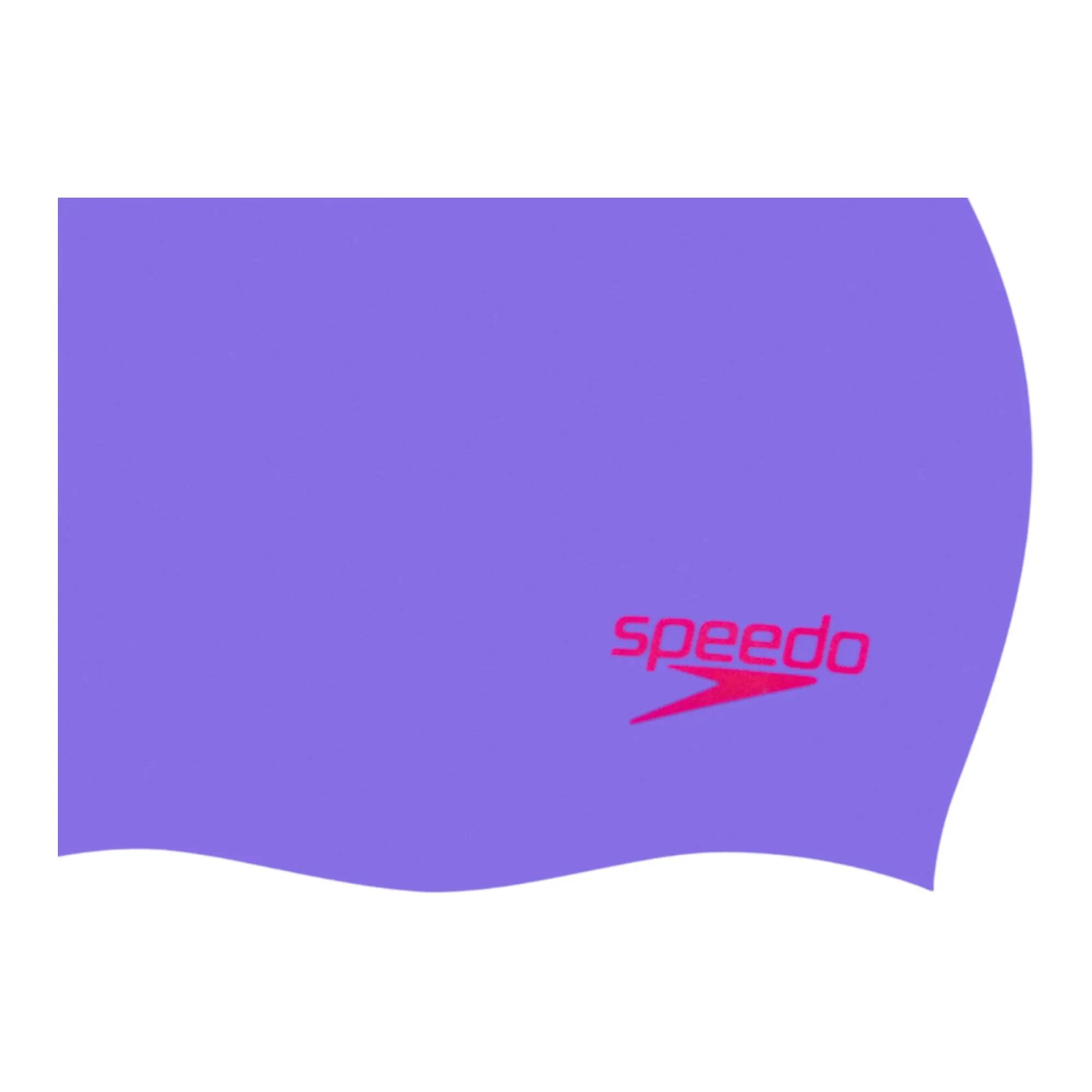 Bonnet De Bain En Silicone Motif/style Logo Contrasté Enfant (Violet) 2/4