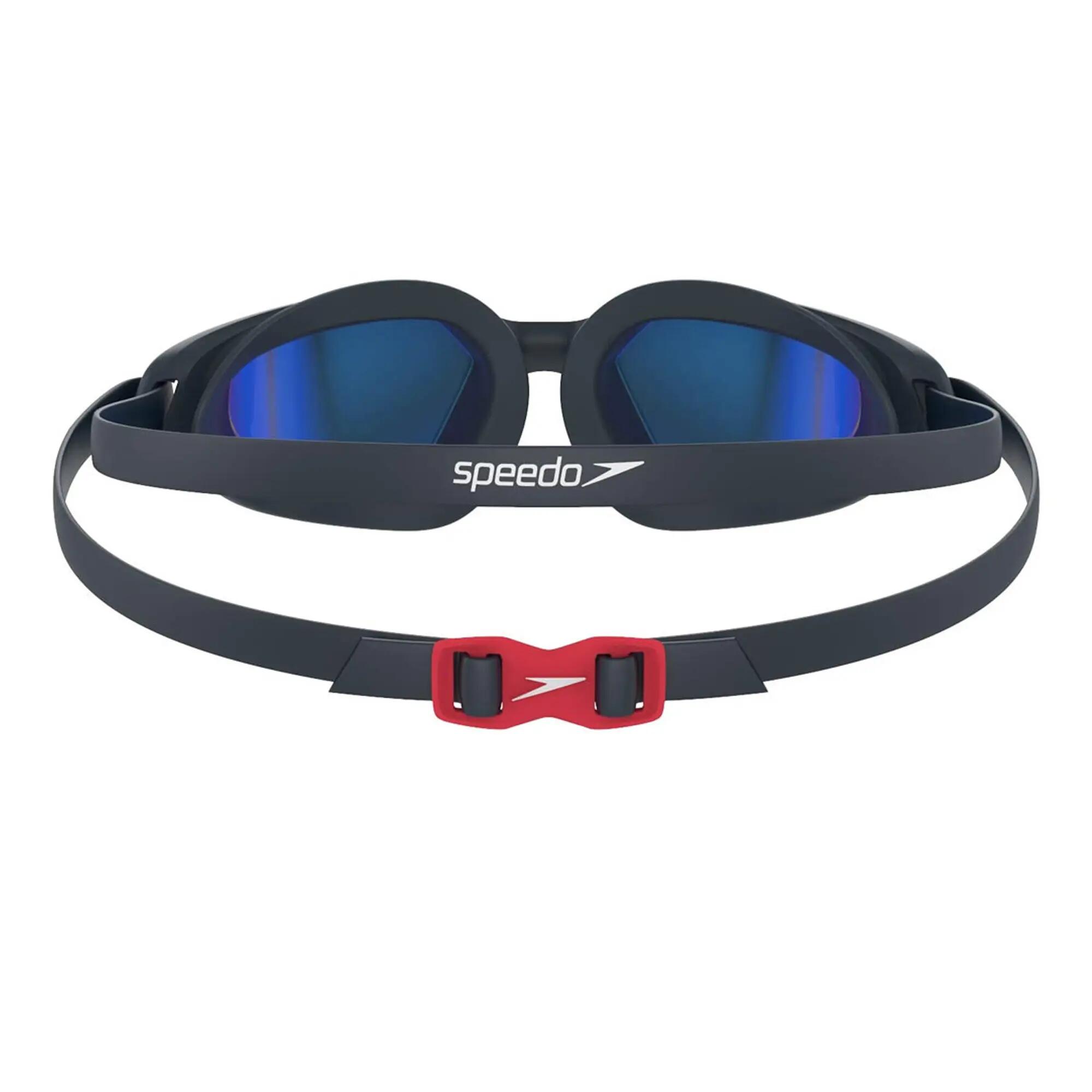 HYDROPULSE Schwimmbrille Speedo dunkelblau, verspiegelte Gläser 4/4
