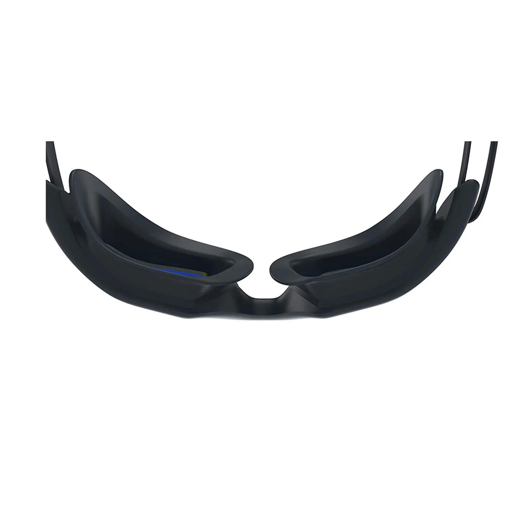 HYDROPULSE Schwimmbrille Speedo dunkelblau, verspiegelte Gläser 3/4