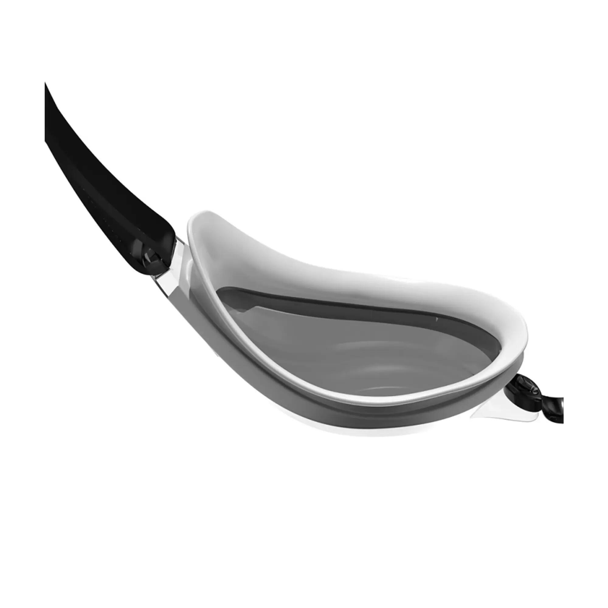 Unisex Fastskin Speedsocket 2 zwembril voor volwassenen (Zwart/Wit/Rook) 4/4