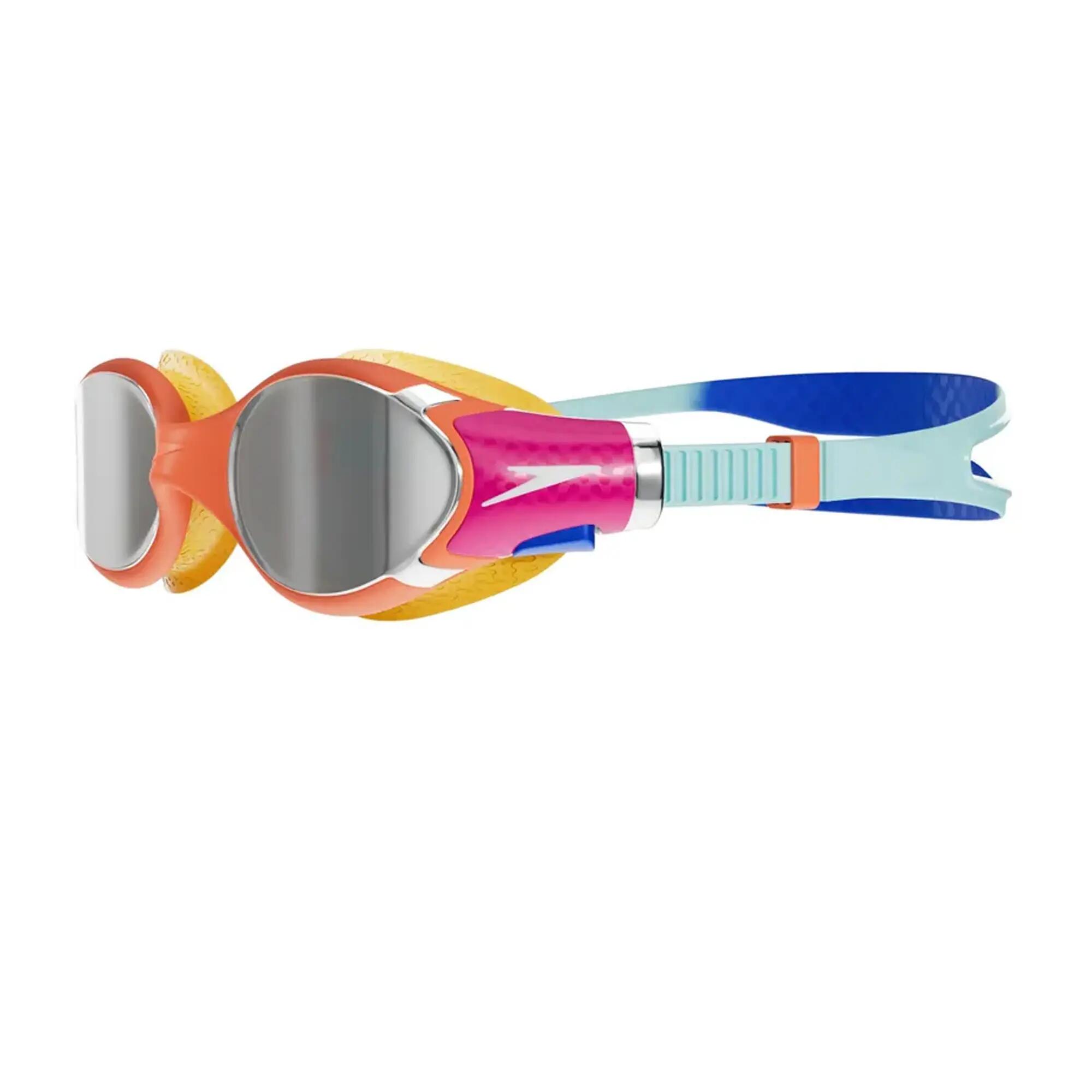 Biofuse 2.0 Spiegel Zwembril (Oranje/Blauw) 4/4
