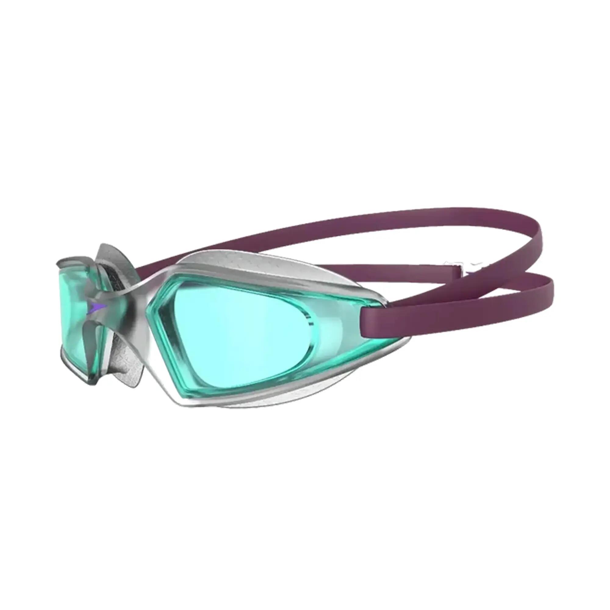 Occhialini da nuoto HYDROPULSE bambini viola/blu antiappannamento UV100% 3/4