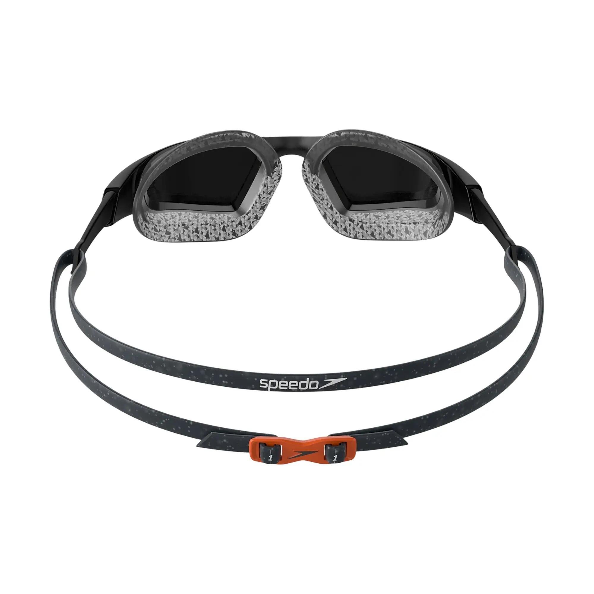 Occhialini Da Nuoto Riflettente Adulto Unisex Speedo Aquapulse Pro Nero 2/5