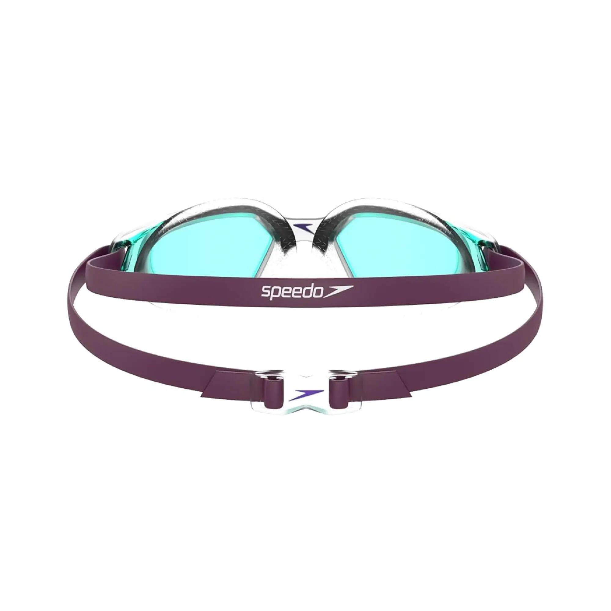 Occhialini da nuoto HYDROPULSE bambini viola/blu antiappannamento UV100% 2/4