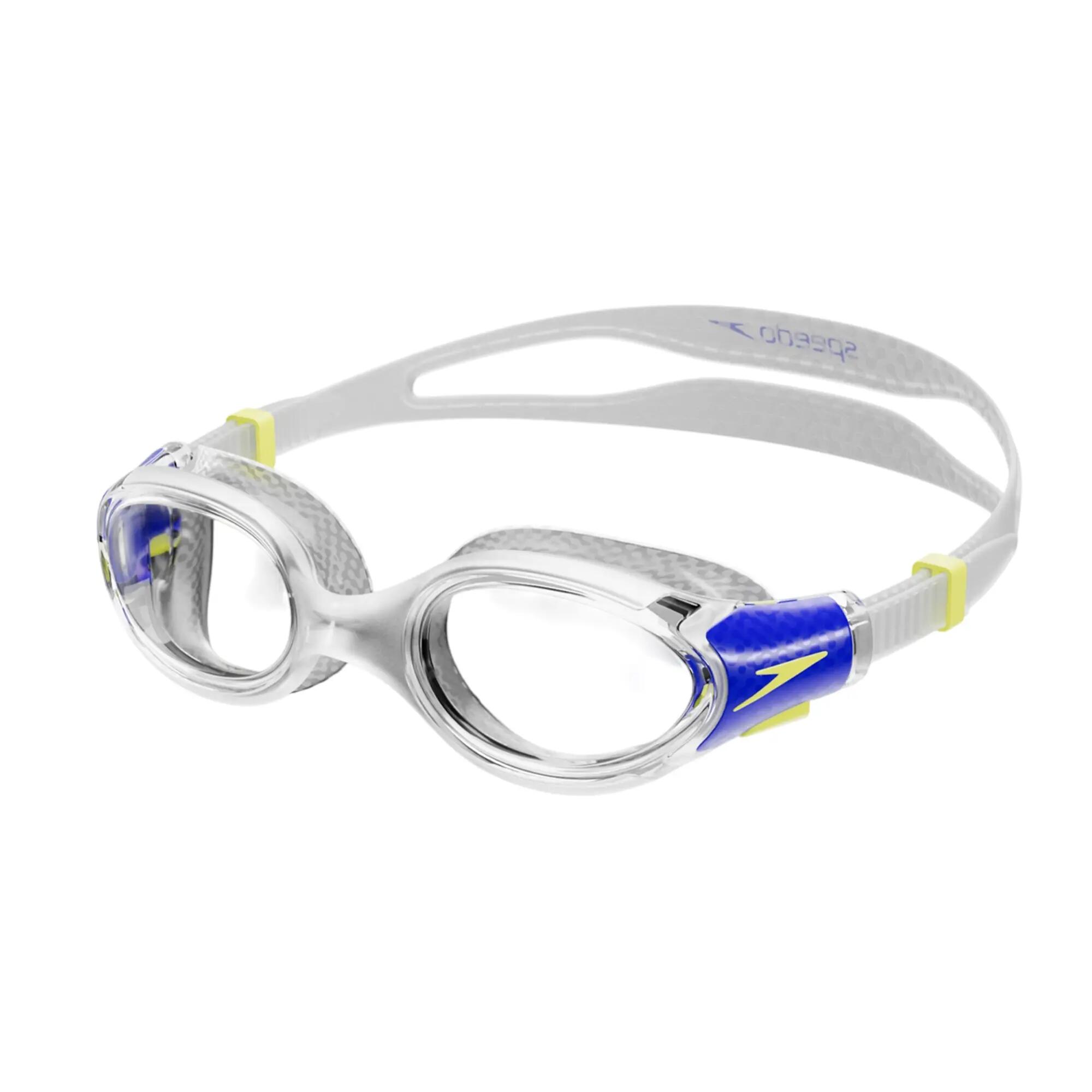Lunettes De Natation BIOFUSE 2.0 Enfant (Transparent / Bleu) 3/5