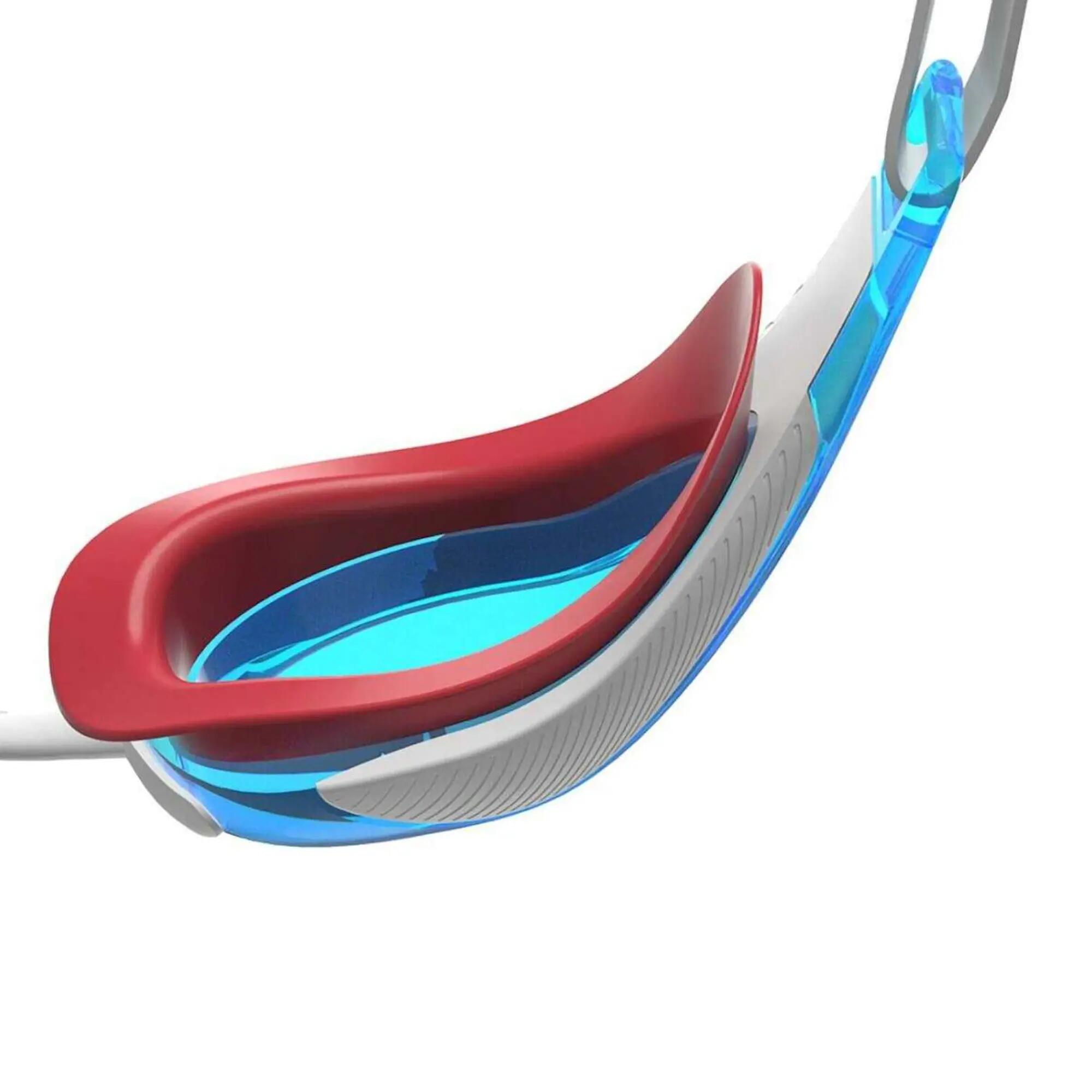Lunettes de natation FASTSKIN HYPER ELITE Speedo Blanc/Bleu antibuée 4/4