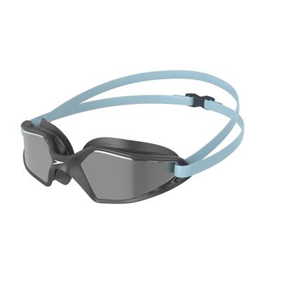 Unisex zwembril hydropulse gespiegeld voor volwassenen (marine)