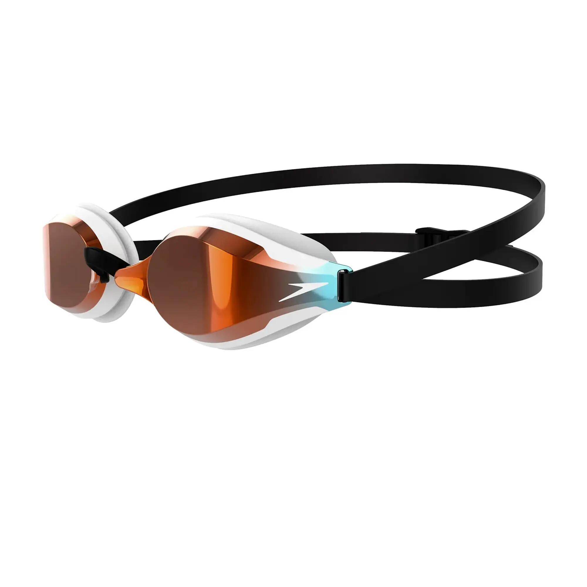 Occhialini da nuoto Speedo FASTSKIN SPEEDSOCKET bianco/argento 4/4