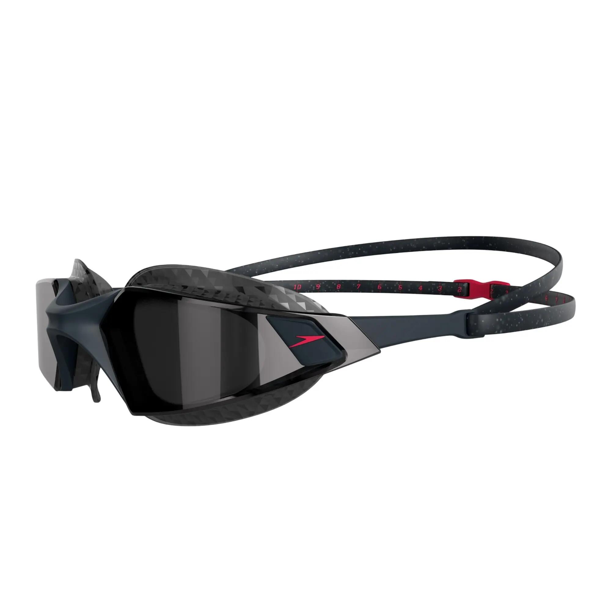 Speedo Aquapulse Pro zwembril grijs/rood 3/5
