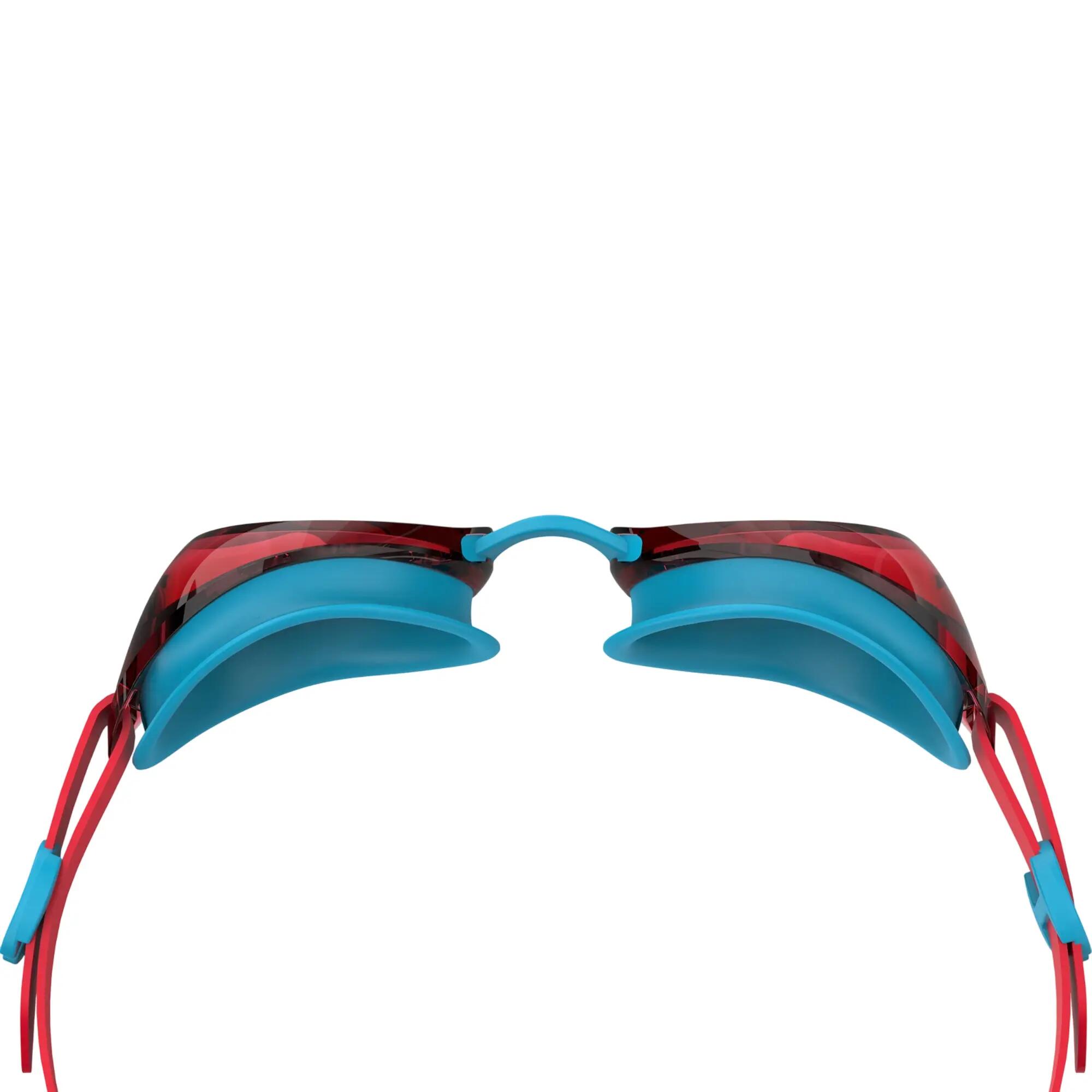 Speedo Óculos Junior Jet 2.0 - Turquesa / Vermelho Lava 3/6