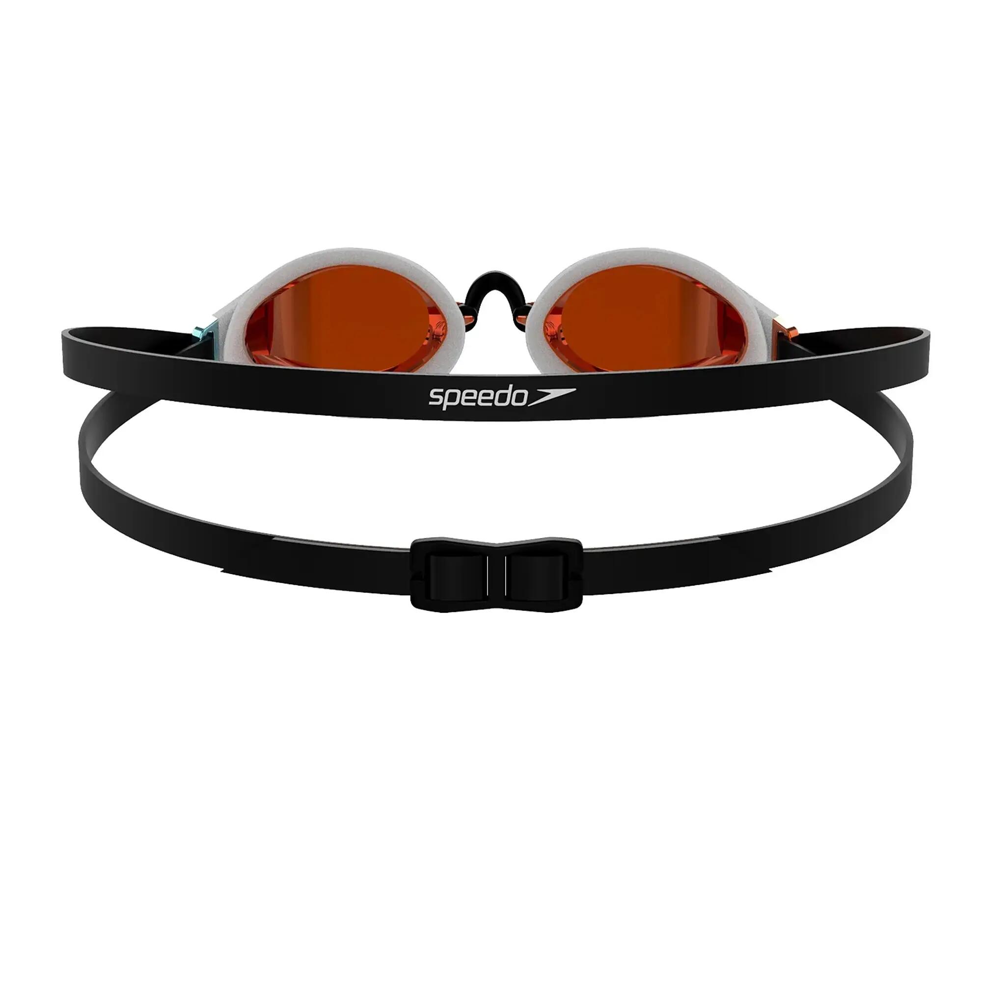 Occhialini da nuoto Speedo FASTSKIN SPEEDSOCKET bianco/argento 3/4