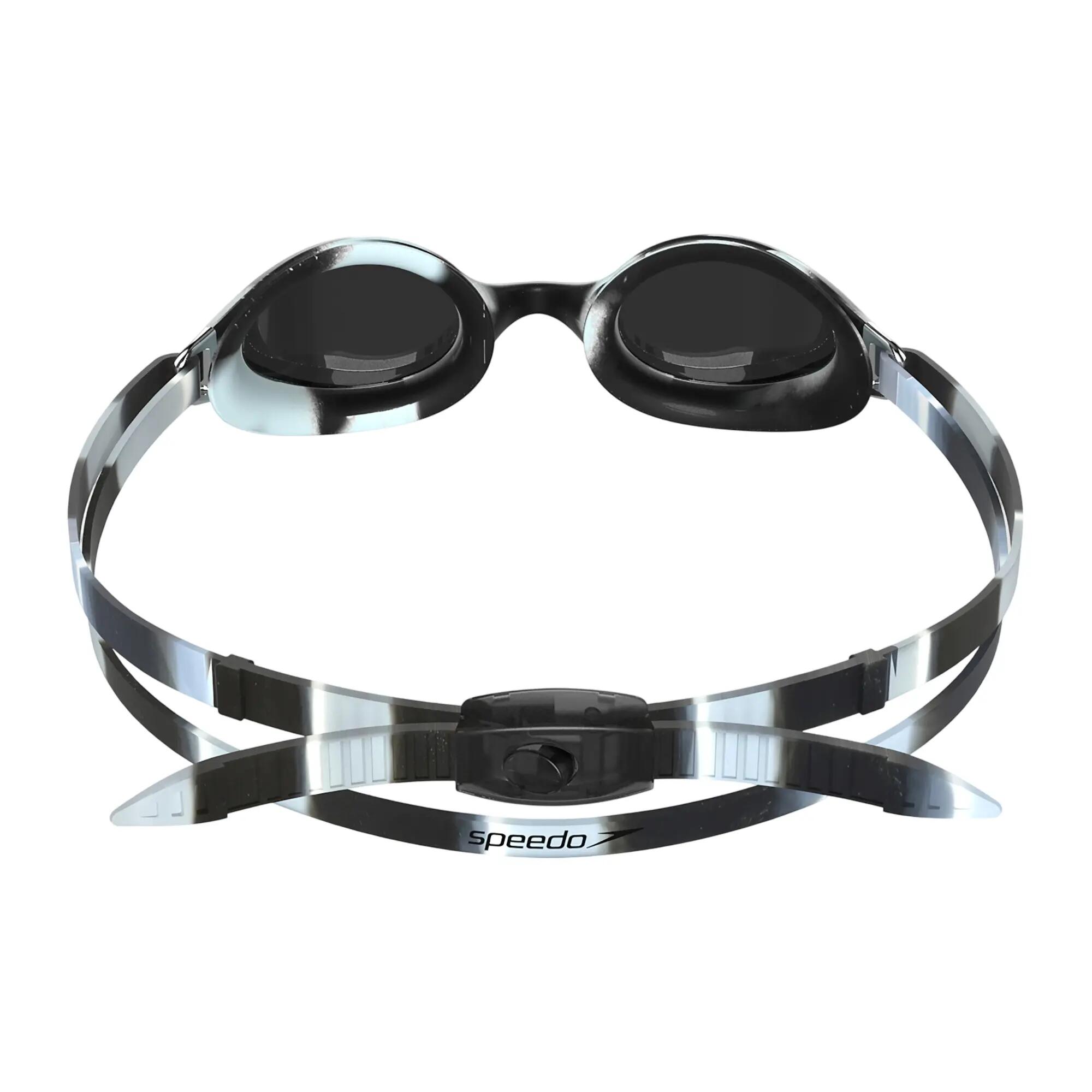 Lunettes De Natation Motif/style Miroir HYPER FLYER Adulte (Argenté / Noir) 2/5