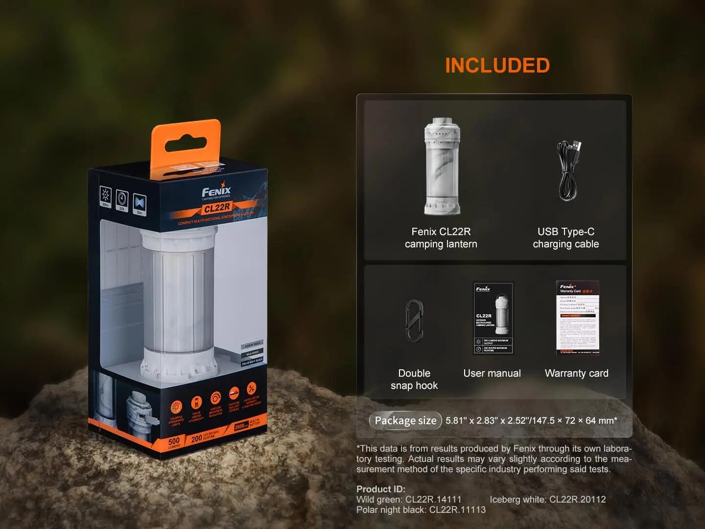 Lanterne - Plein air - Rechargeable 500 lm - CL22R - Noir 6/7