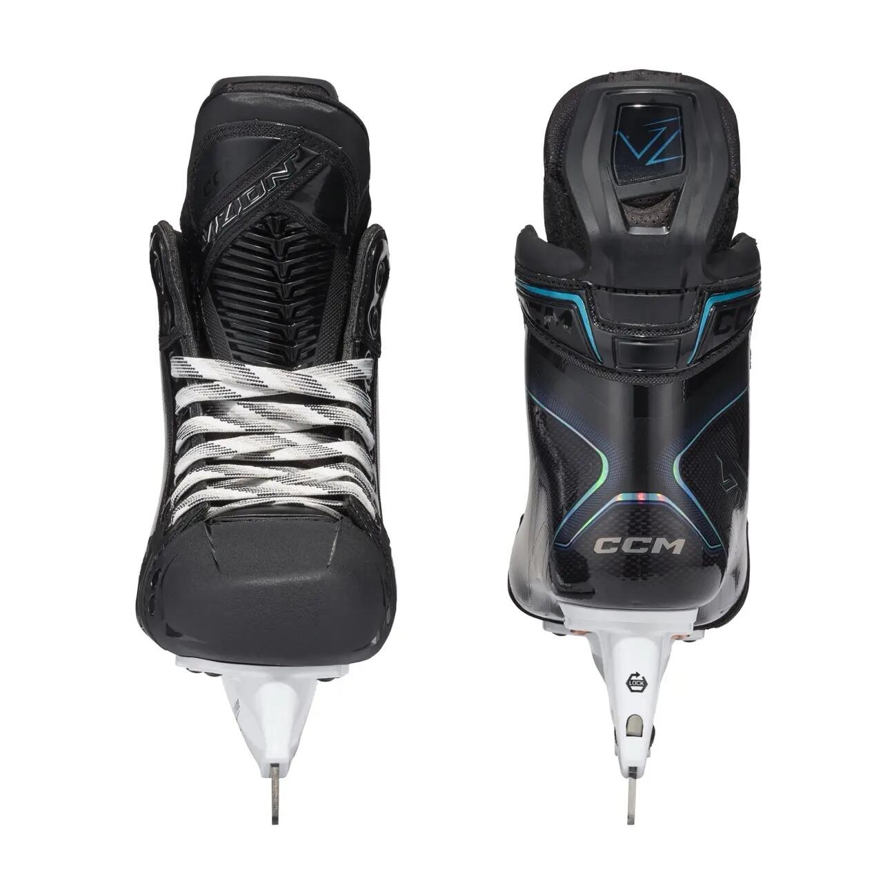 CCM Vizion Junior łyżwy hokejowe Regular 4/5