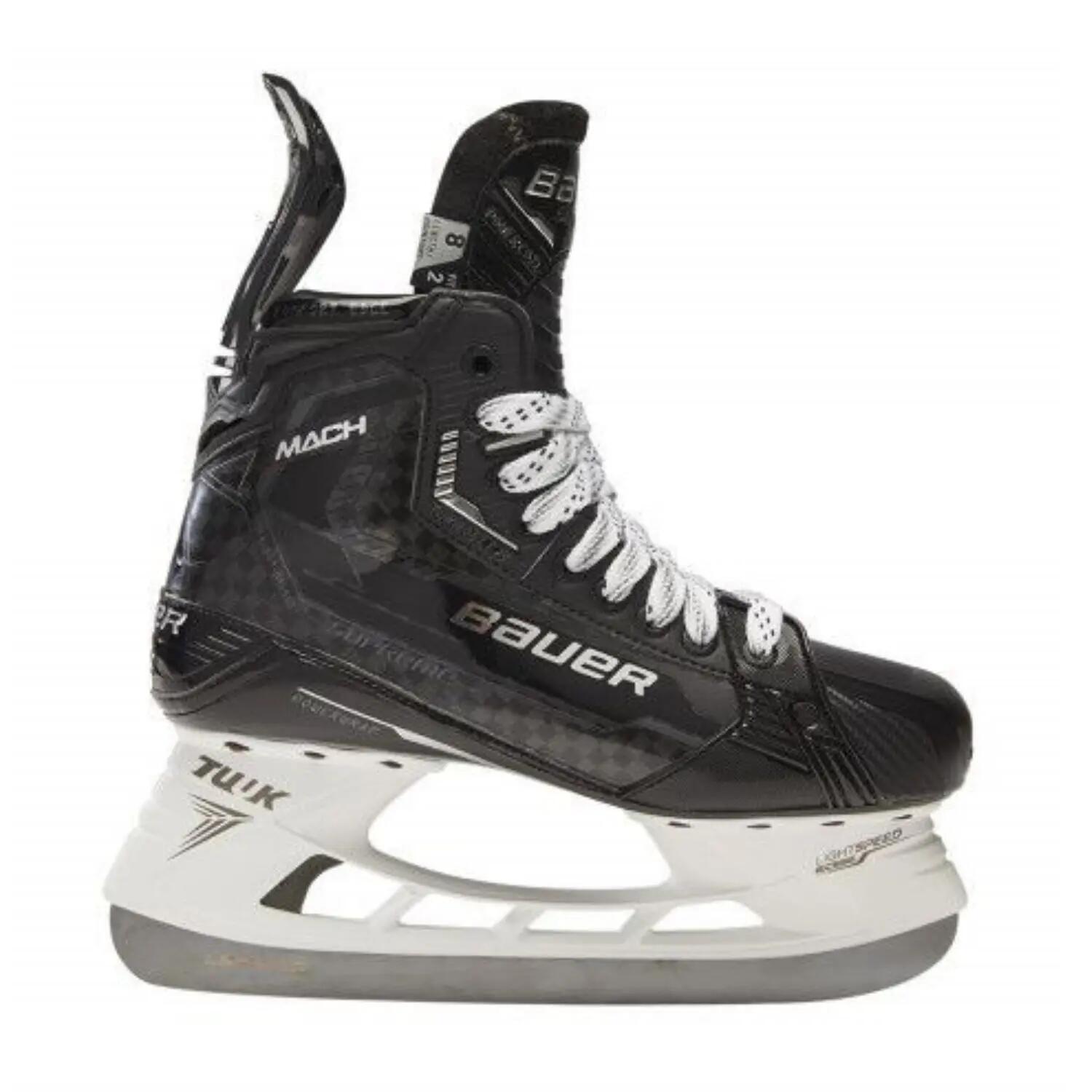BAUER Supreme Mach TI łyżwy hokejowe Junior-Intermediate 5, EU 38,5 czarne 2/6