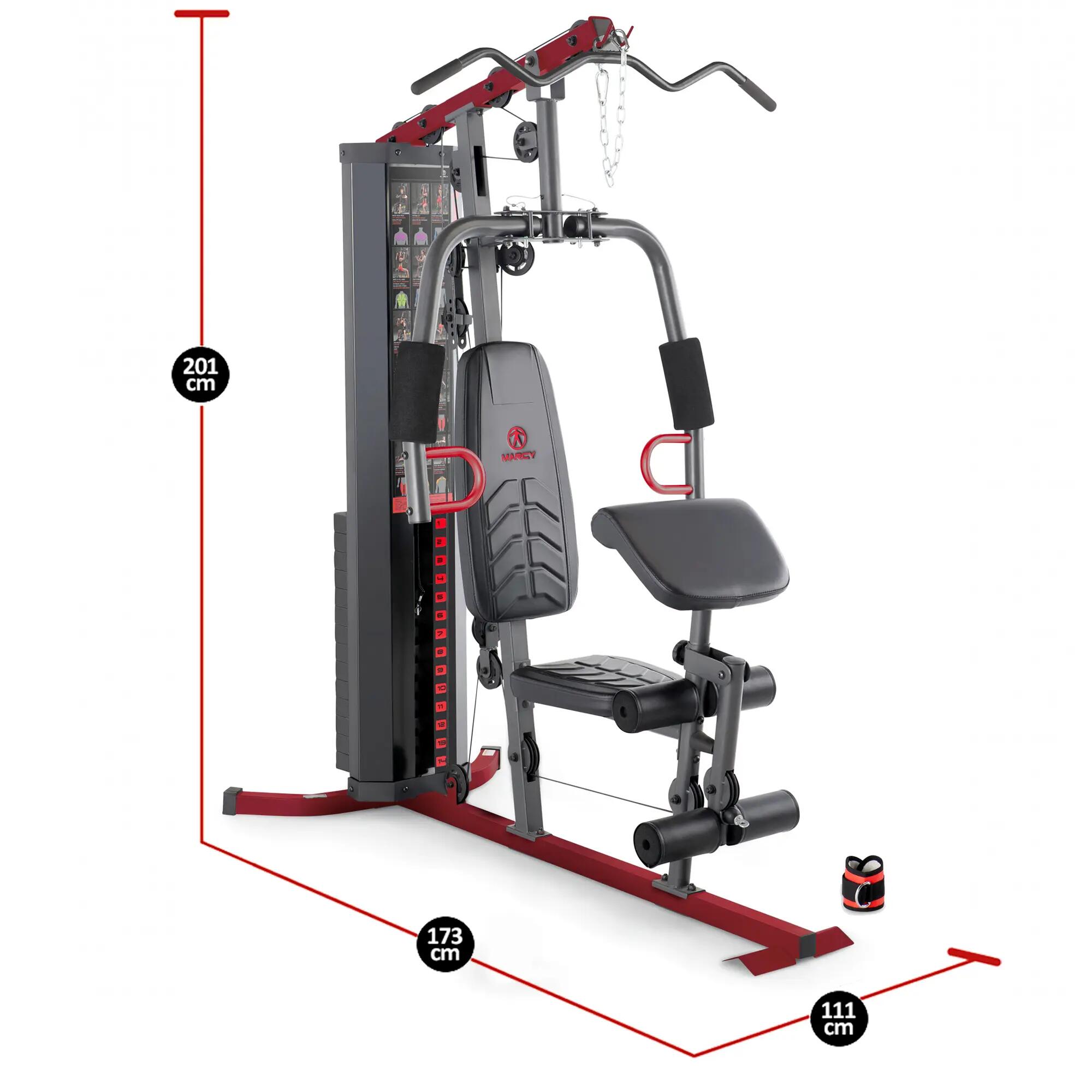 Eclipse MWM7119 Compact Kraftmaschine - Schwarz und Rot 3/7