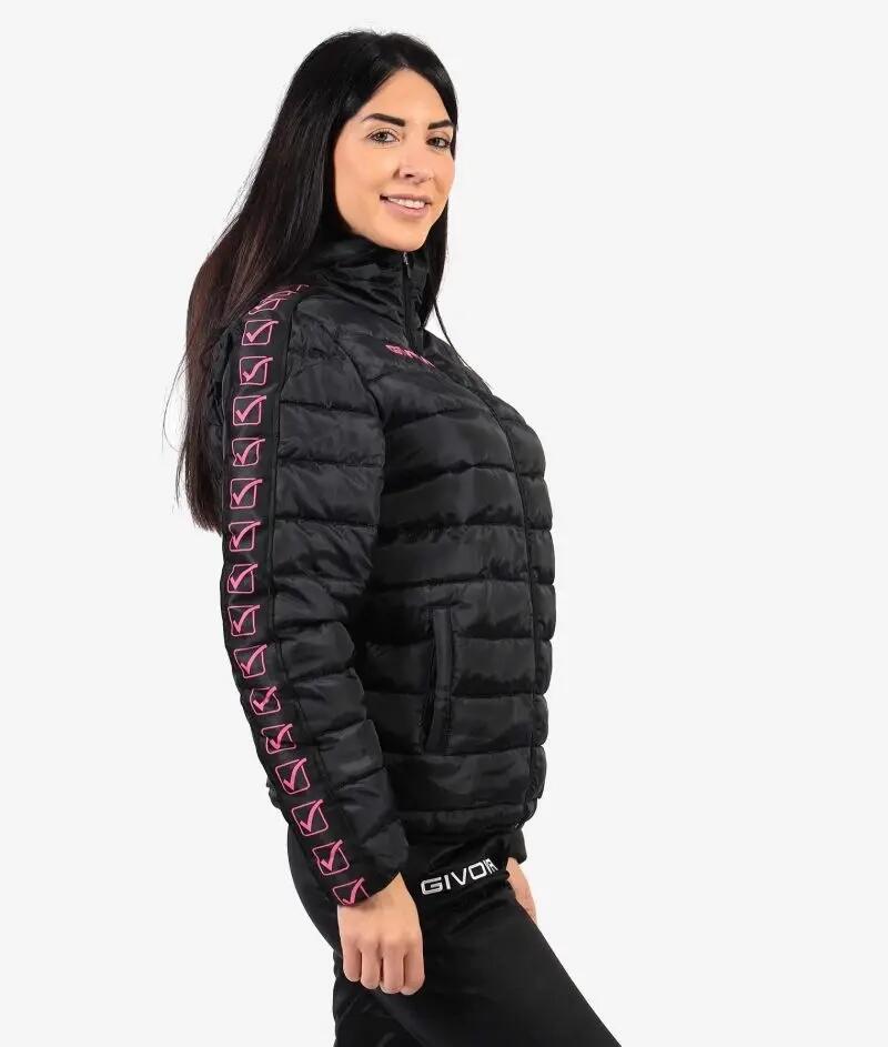 GIUBBINO uomo givova nero/fuxia 2/4