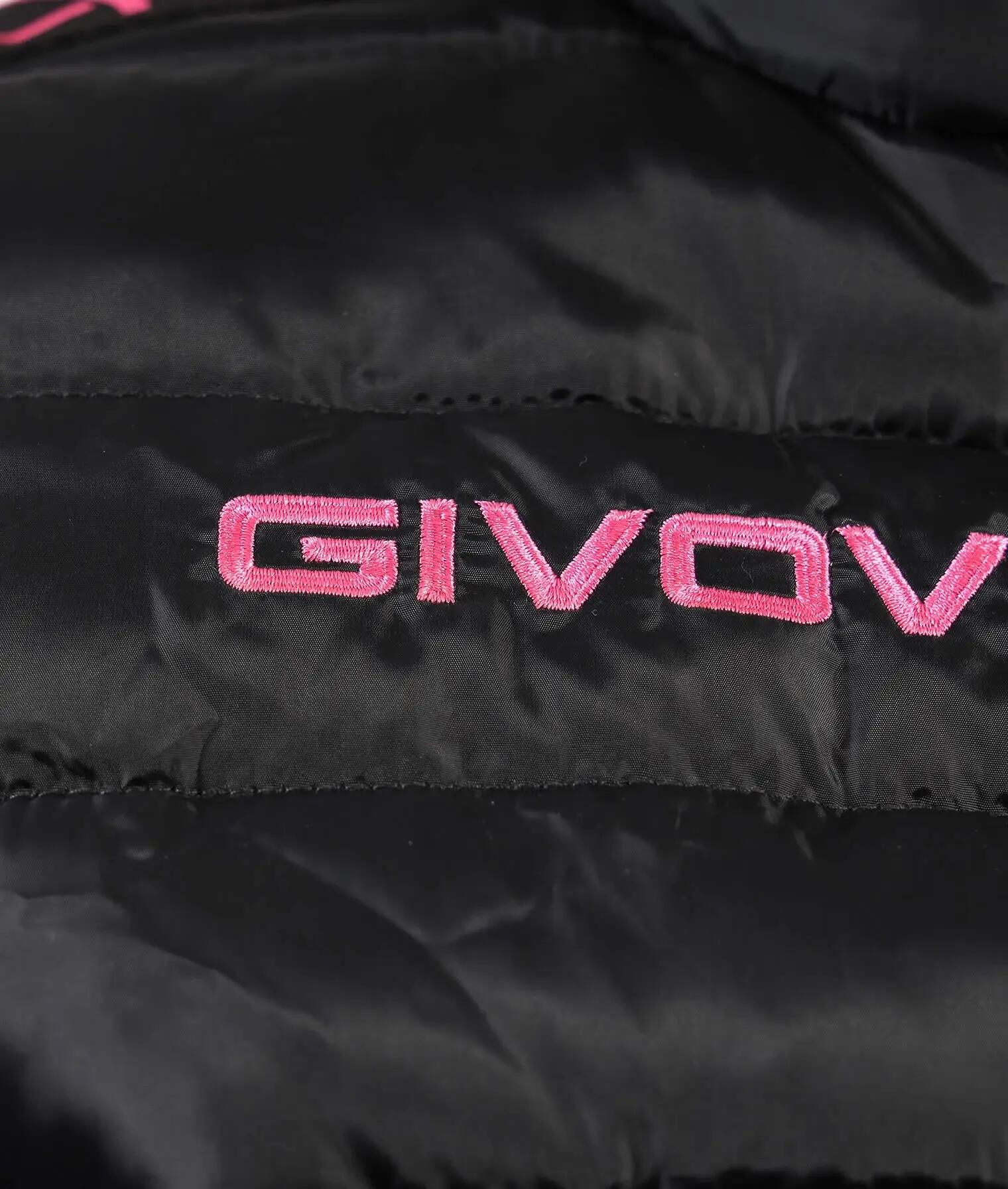 GIUBBINO uomo givova nero/fuxia 3/4