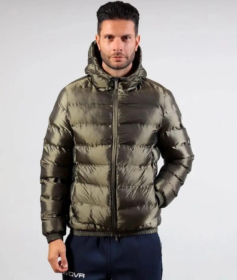 GIUBBINO uomo givova verde militare 2/4