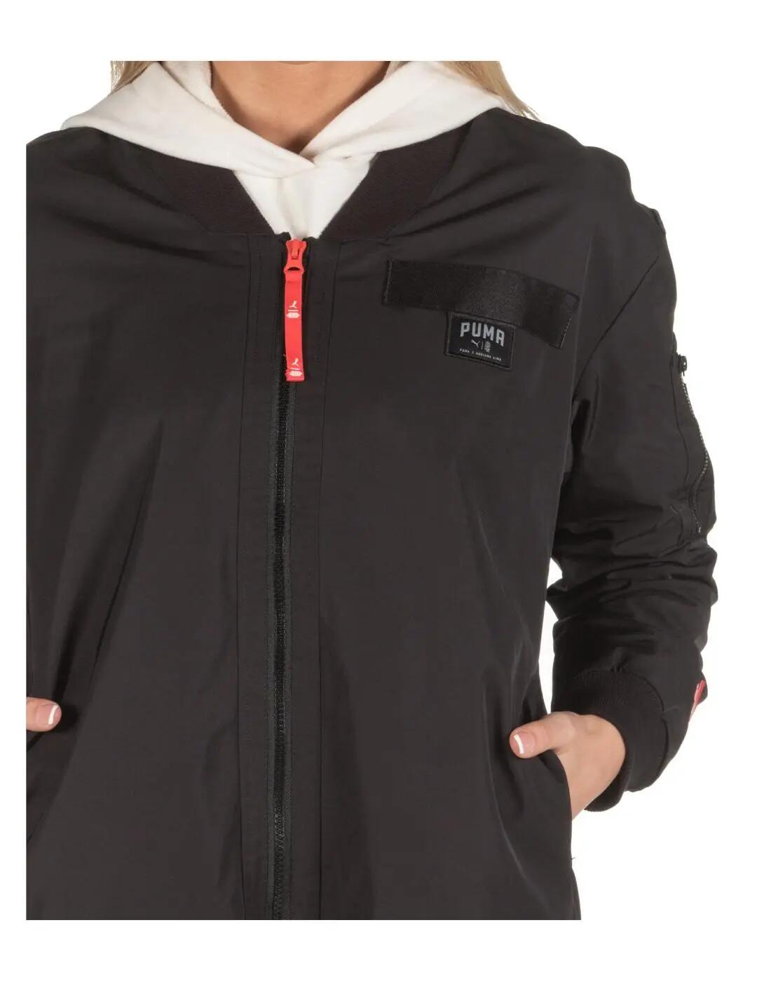 Manteaux pour homme Puma Al hoodie Noir 2/5