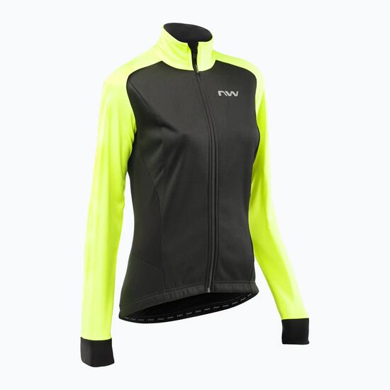 Veste Imperméable Femme Northwave Reload Sp Noir Jaune Fluo