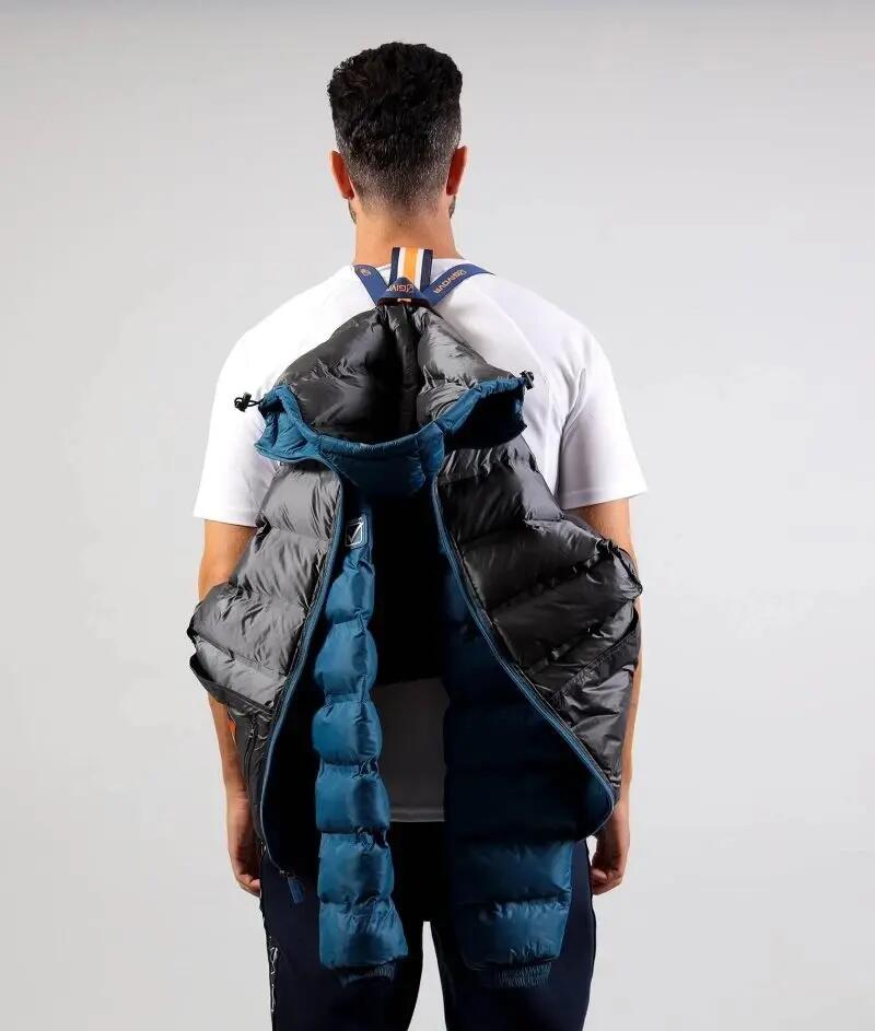 GIUBBINO uomo givova azzurro petrolio 3/3