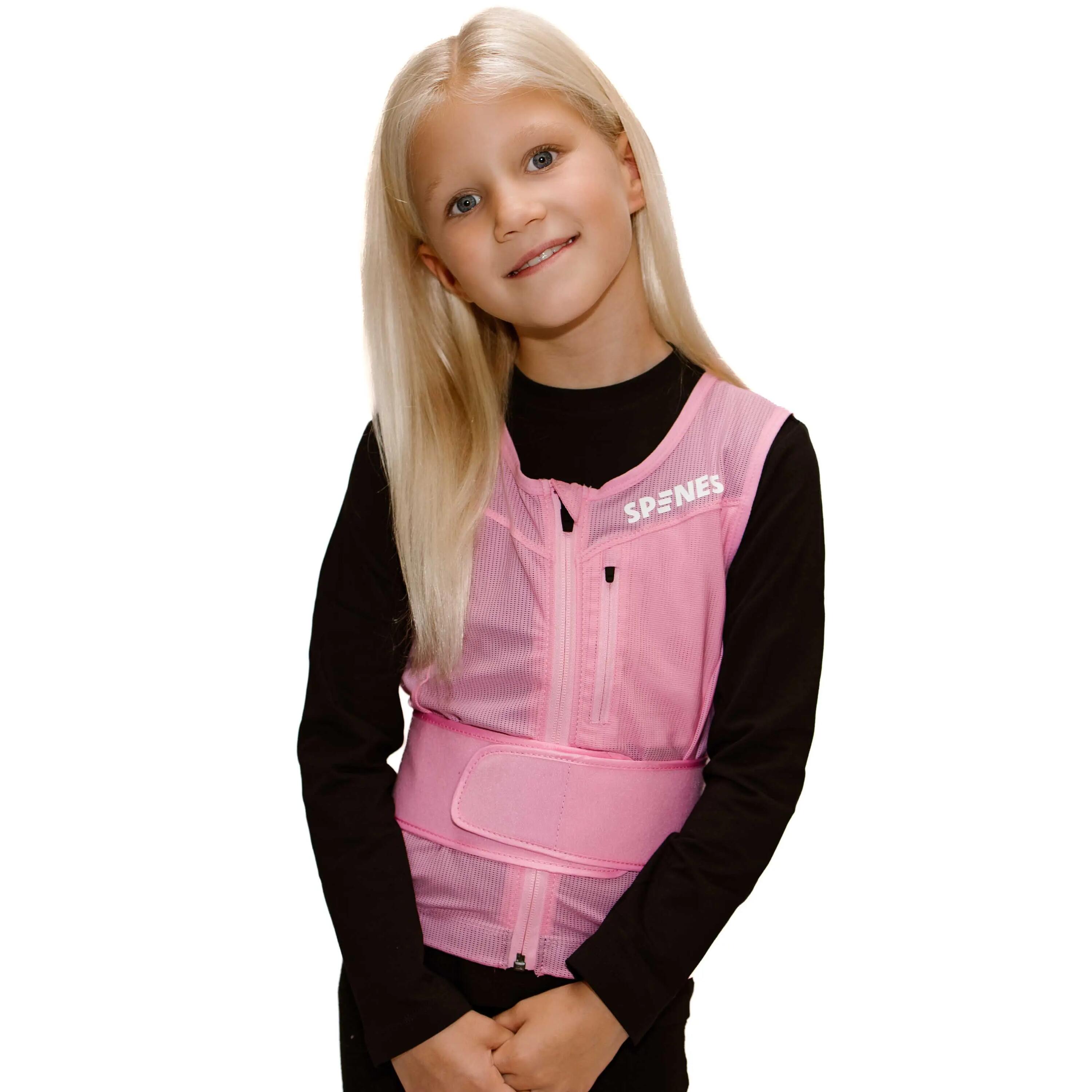 Spines Kids Pink Rückenprotektor Ski und Snowboard 6/6