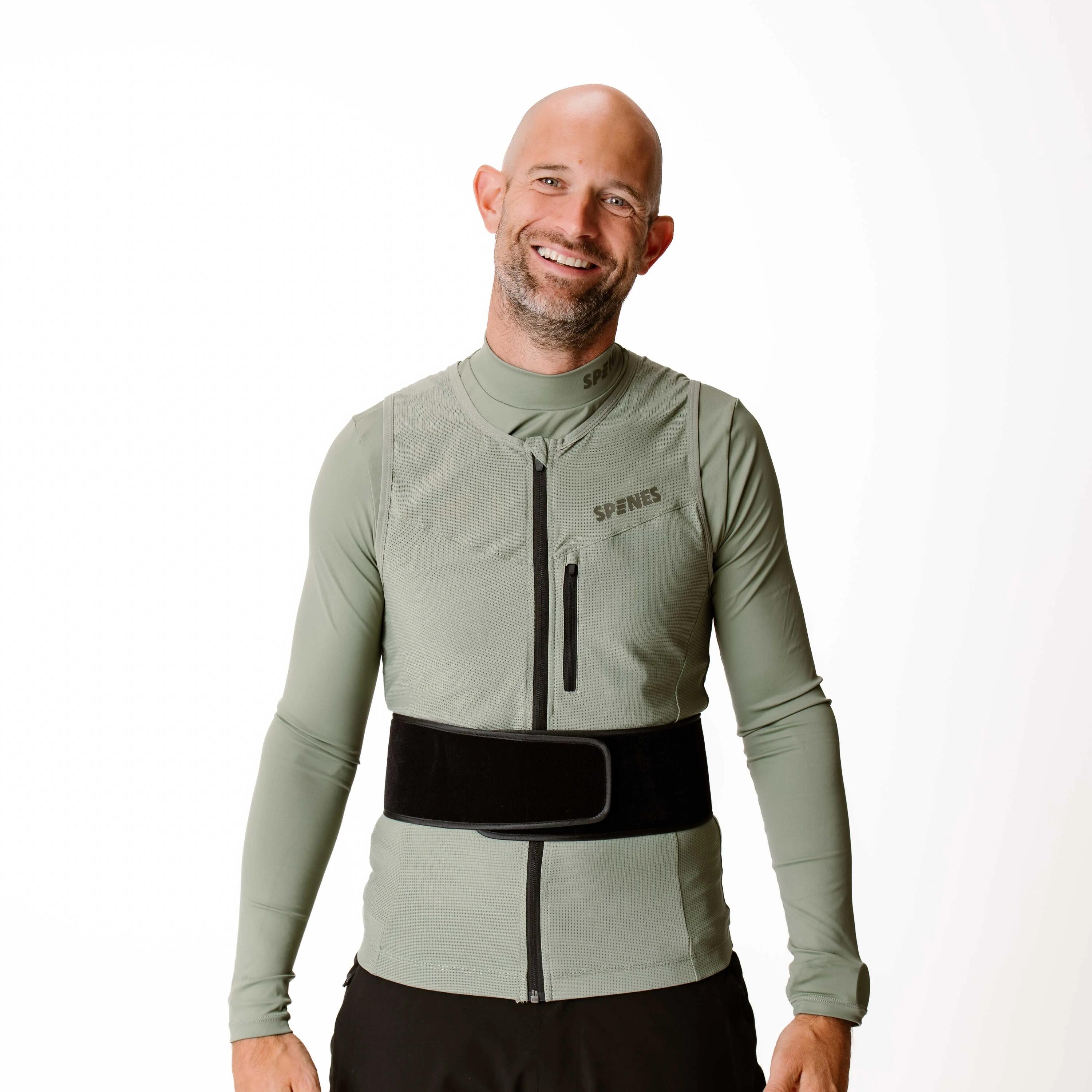 Spines Green Rückenprotektor Ski und Snowboard 3/6