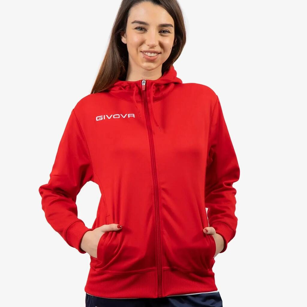 Sportsweater Givova Polarfleece 500 Rood