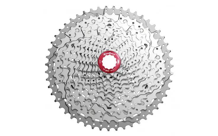 SunRace CSMX80 11-speed Cassette 11-50T silver/red 1/2