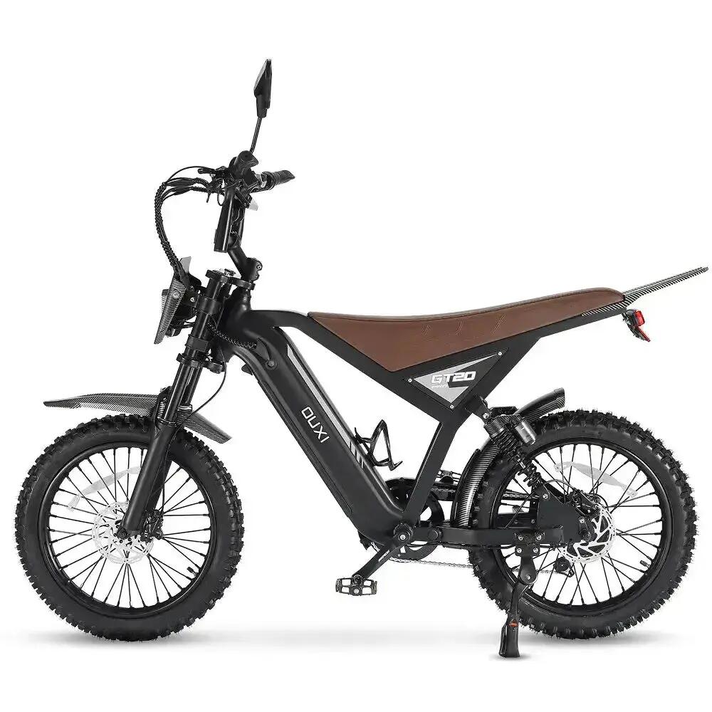 Fatbike Électrique Adulte GT-20 PRO avec Freins Hydrauliques Noir 4/7