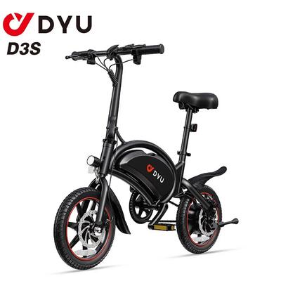 Volwassen elektrische fiets met trapondersteuning d3s, 14", 36v 10ah