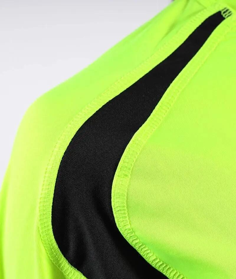 Maglie da running uomo givova giallo fluo/nero 4/4