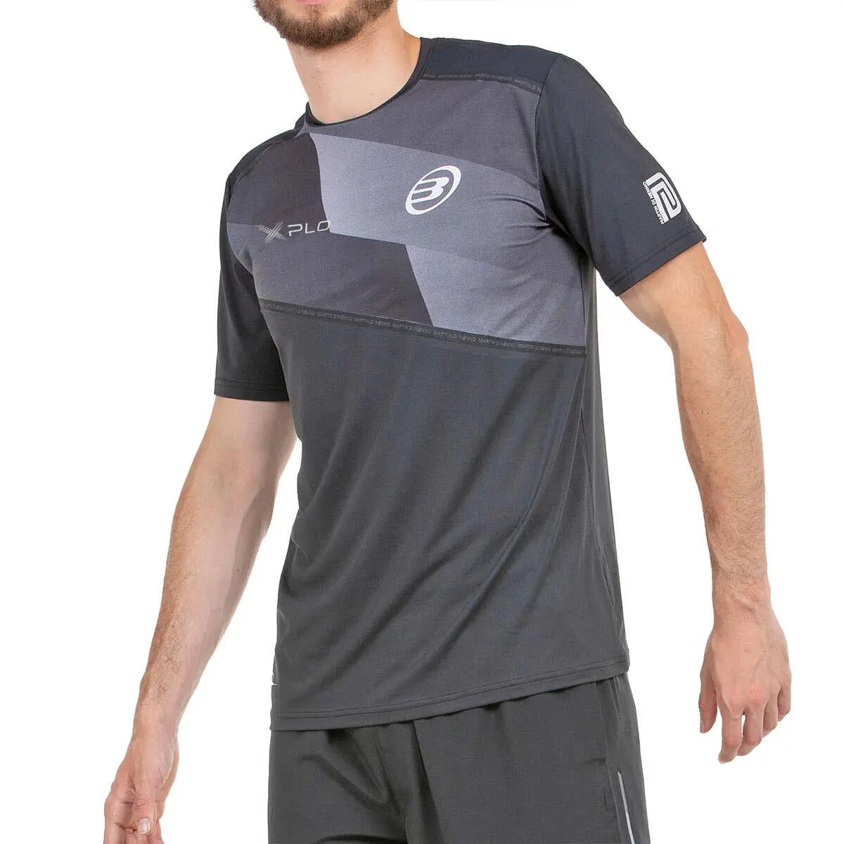 CAMISETA BULLPADEL DINNENO 25V 005 NEGRO S 3/7