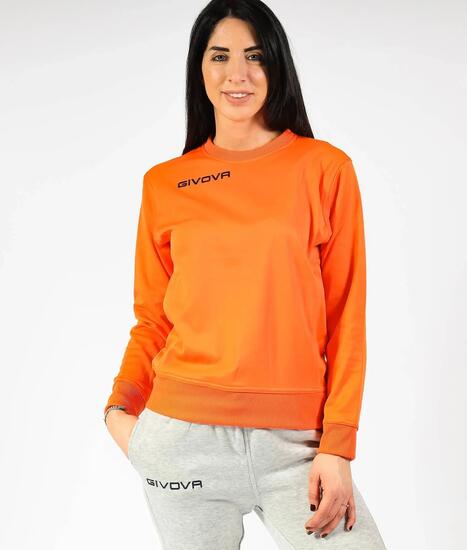 Bluza sportowa Givova Polarfleece One Pomarańczowa 2xl