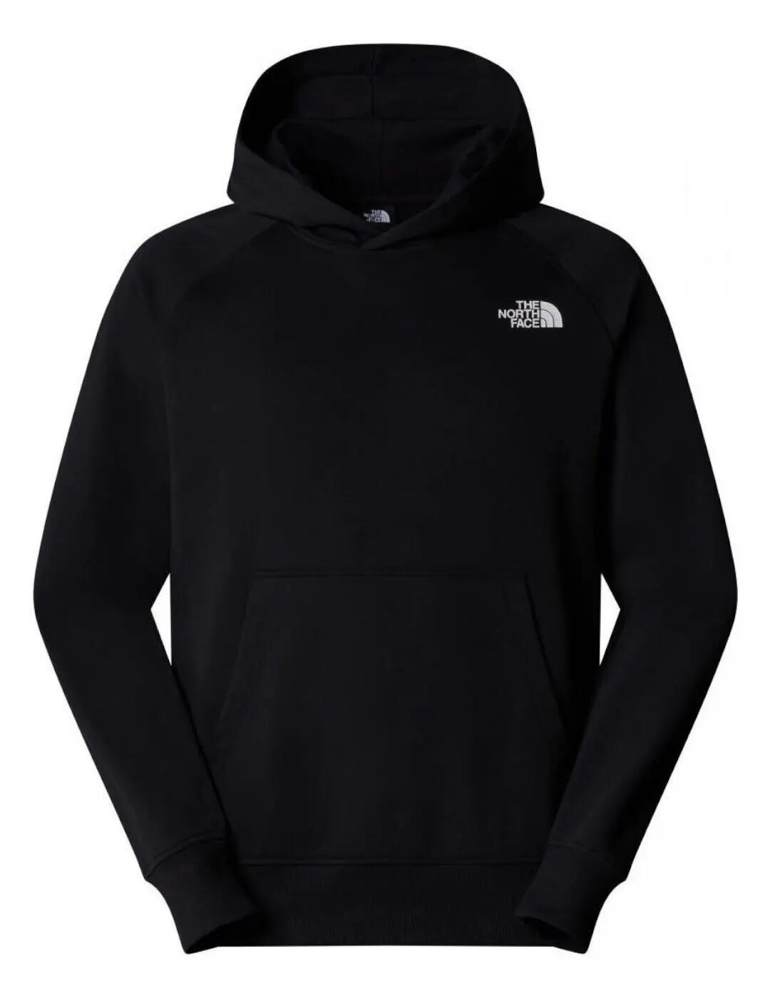 Camisola e moletom para homem The north face Raglán redbox Preto. 6/7